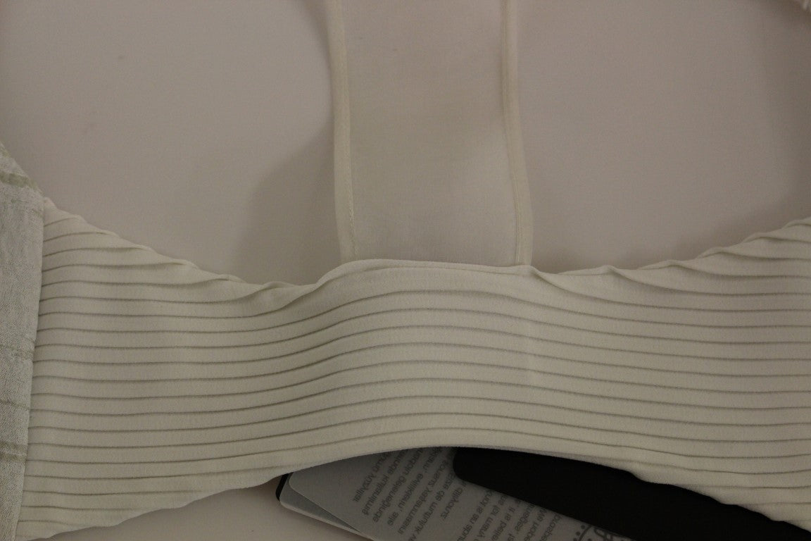 Arzu Kaprol White Lashes Open Back Vest Jacket | Regal Royce