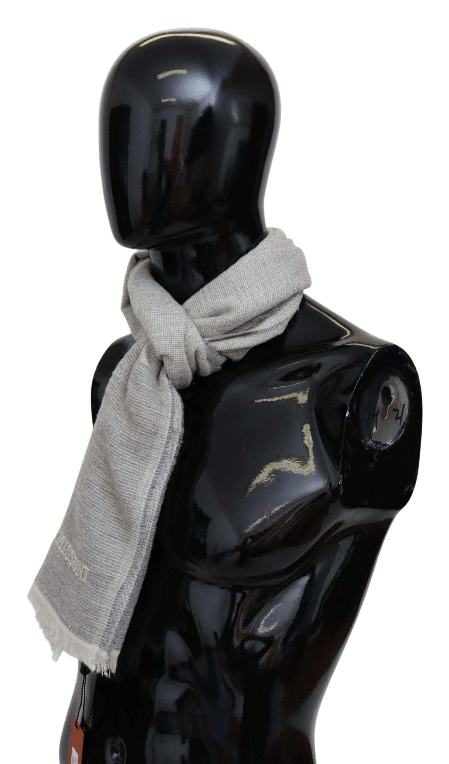 Missoni Beige 100% Wool Unisex Neck Wrap Scarf | Regal Royce