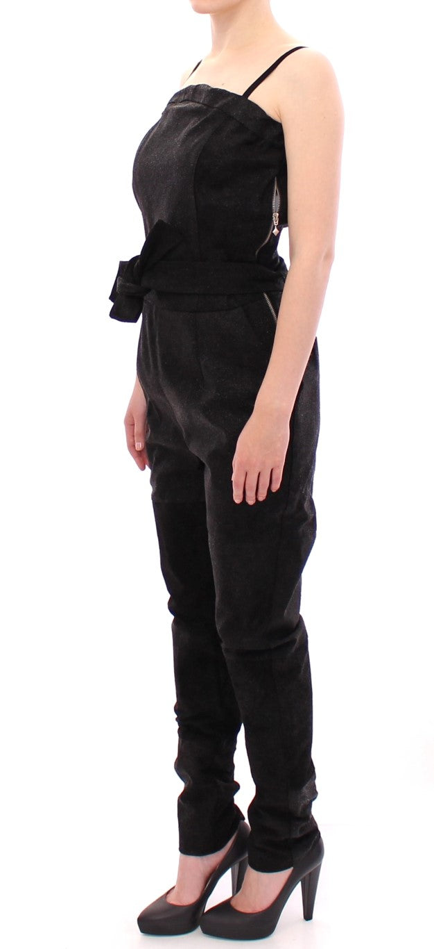 La Maison du Couturier Black Leather Jumpsuit | Regal Royce