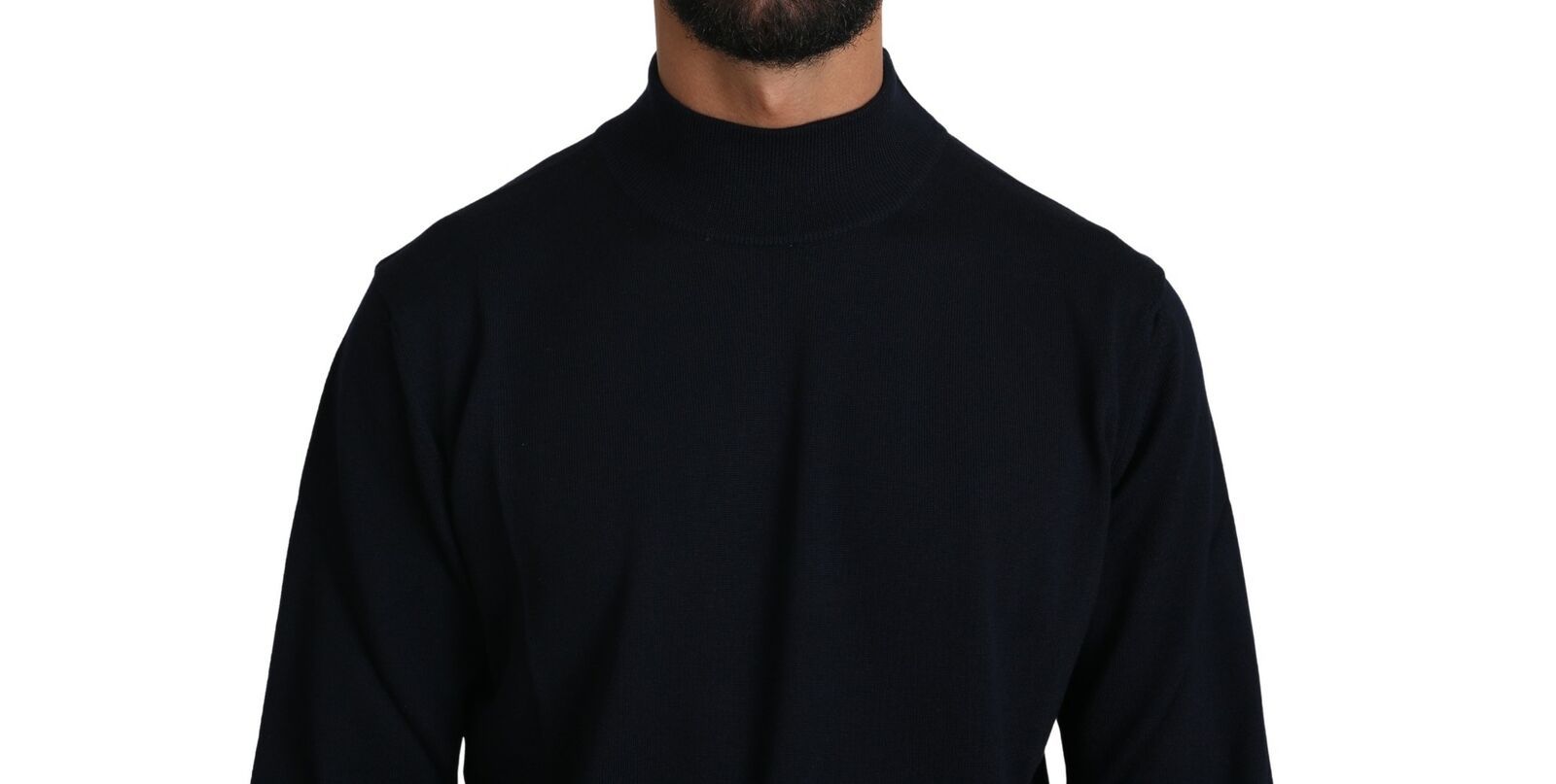 MILA SCHÖN Dark Blue Crewneck Pullover 100% Wool Sweater | Regal Royce