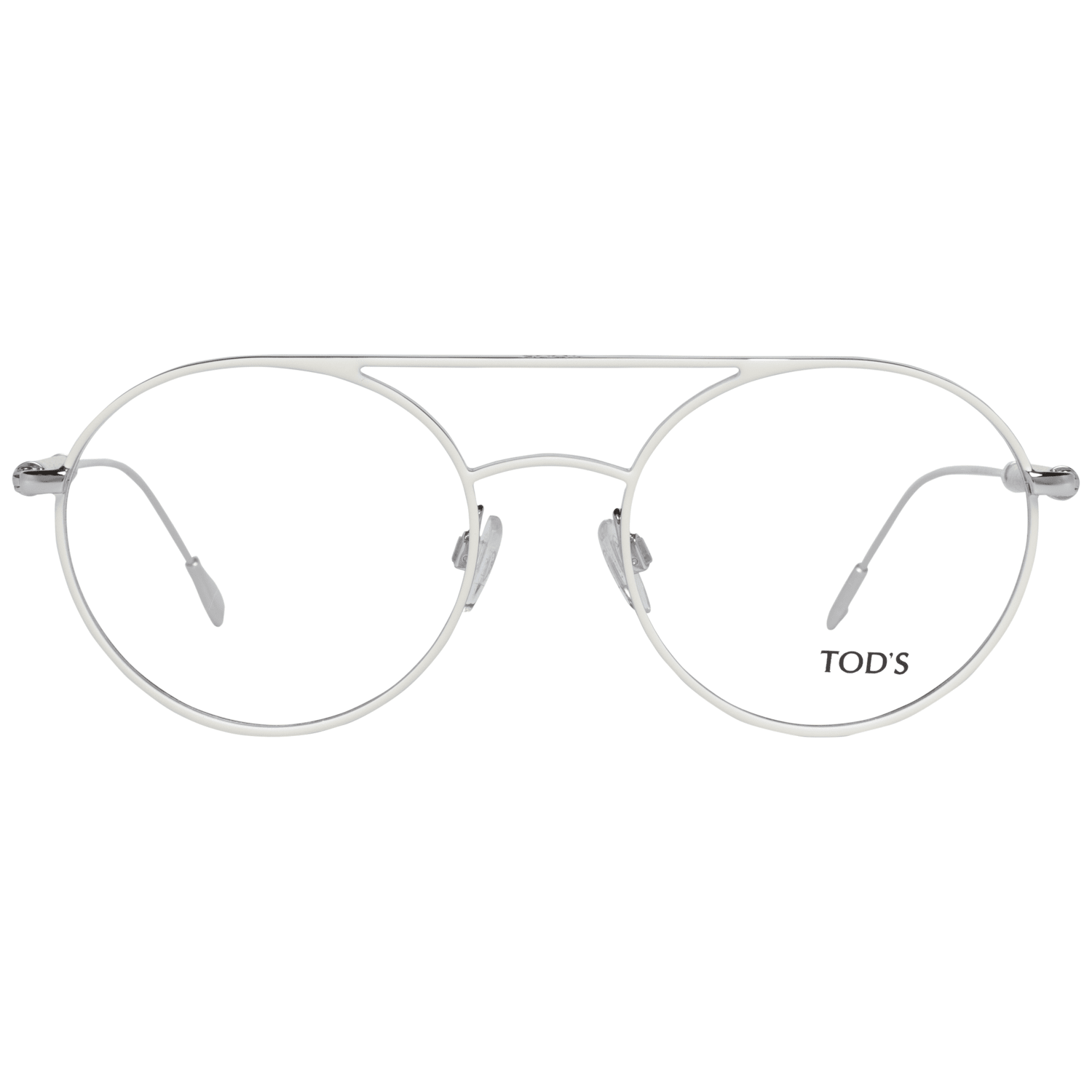 Tod's White Metal & Leather Glasses (Frames) | Regal Royce