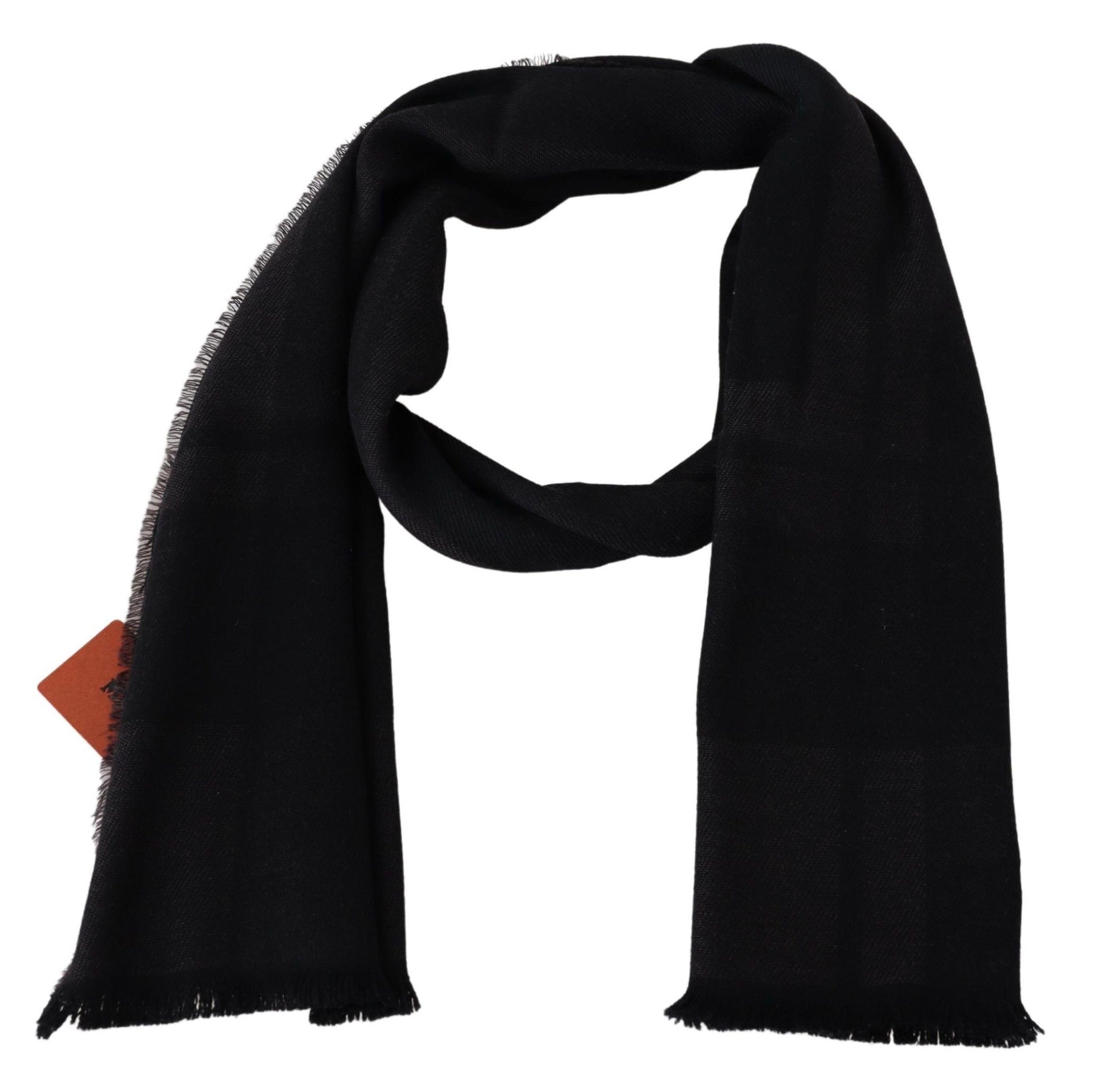 Missoni Black 100% Wool Unisex Neck Wrap Scarf | Regal Royce