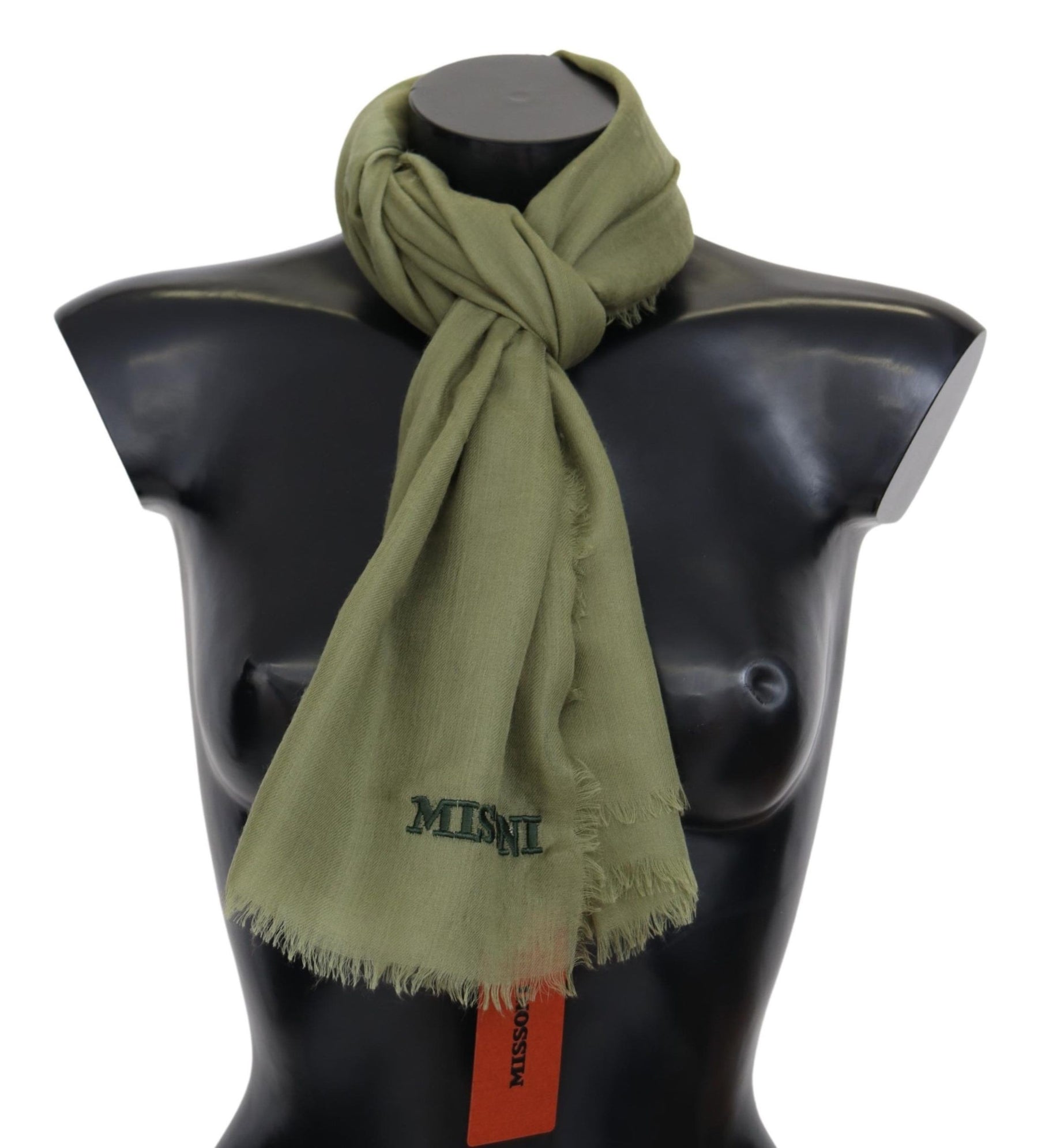 Missoni Green Cashmere Unisex Neck Wrap Scarf | Regal Royce