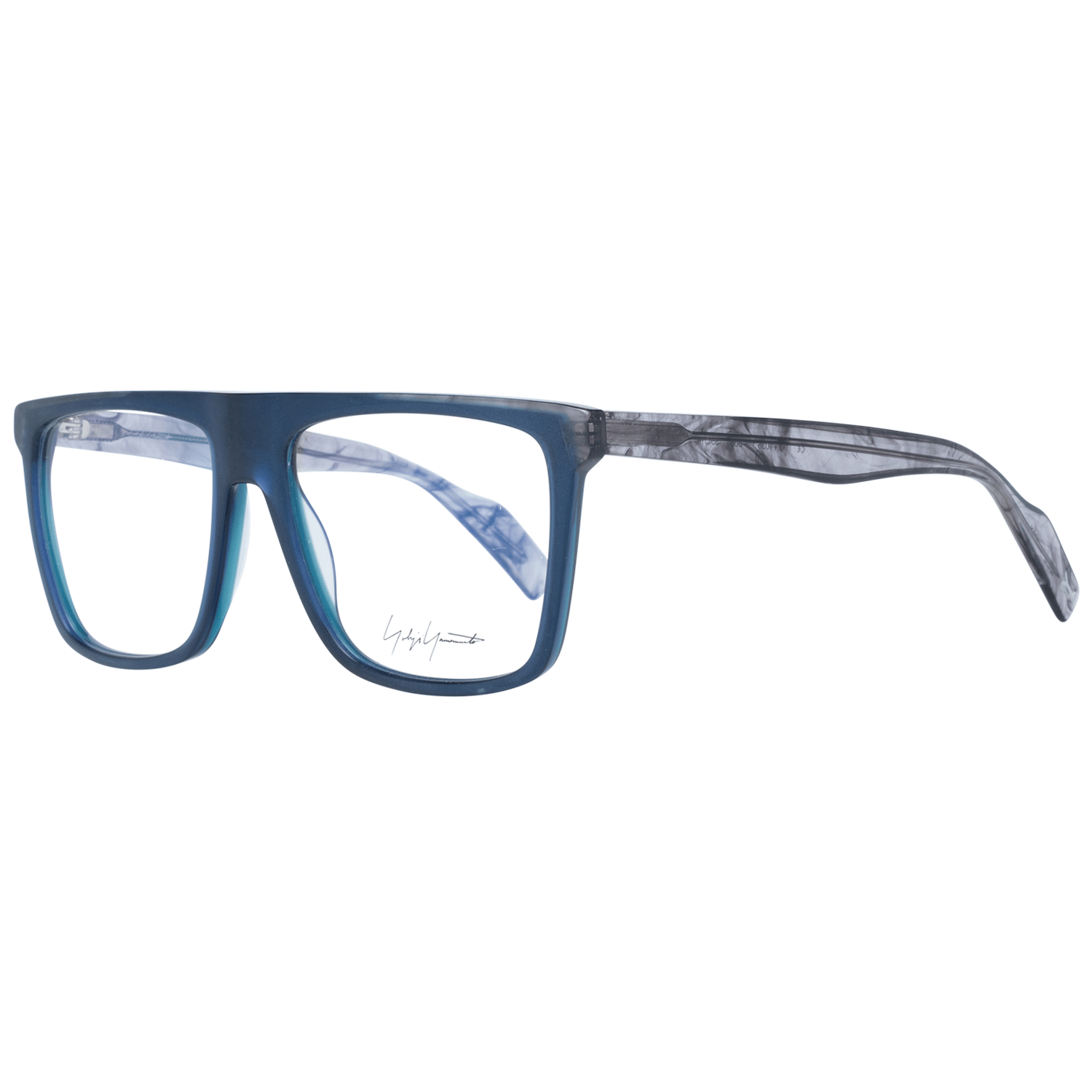 Yohji Yamamoto Blue Plastic Glasses (Frames) | Regal Royce