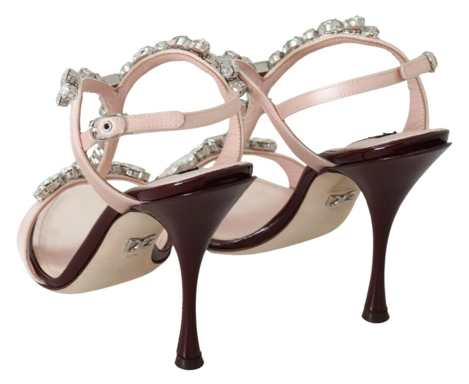Dolce & Gabbana Pink Crystals Heels Keira Sandals | Regal Royce