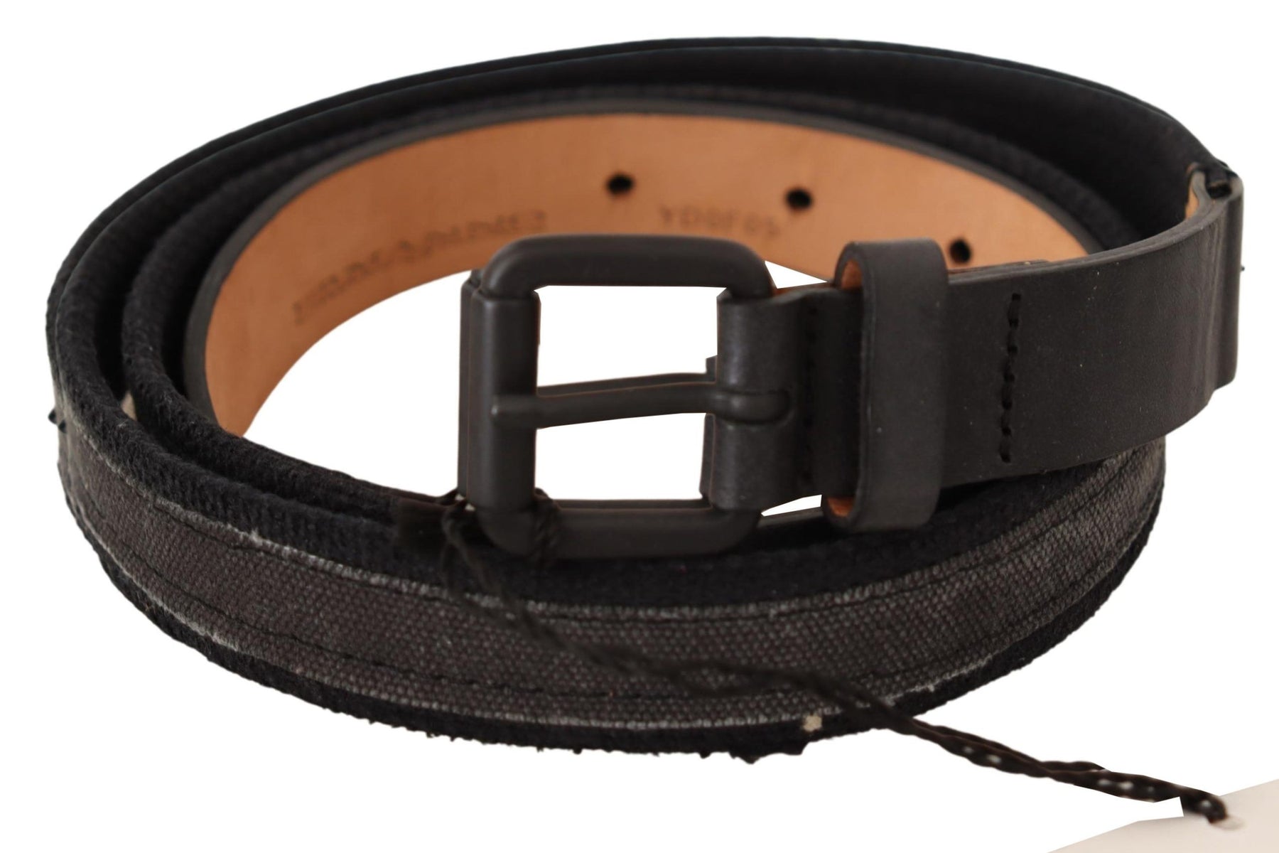 Ermanno Scervino Black Leather Logo Buckle Waist Women Belt | Regal Royce
