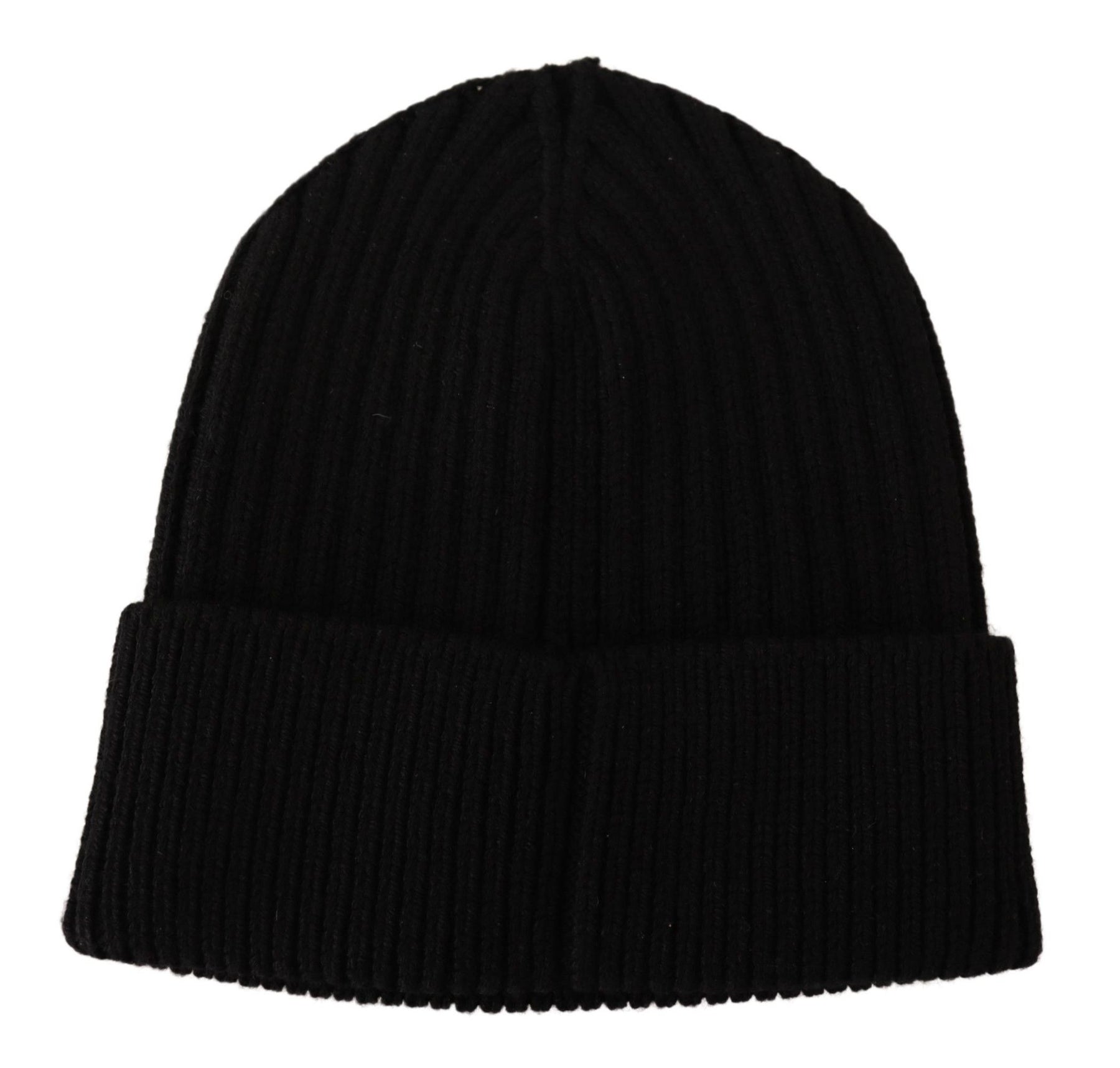 Dolce & Gabbana Black Wool Knit Women Winter Hat | Regal Royce