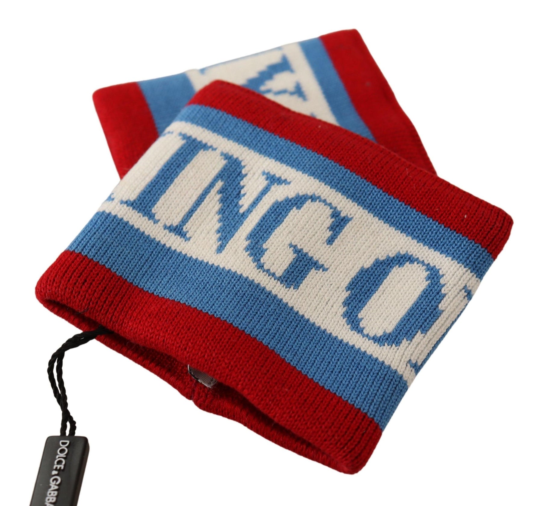 Dolce & Gabbana Multicolor King Of My Life Cashmere Wristband | Regal Royce