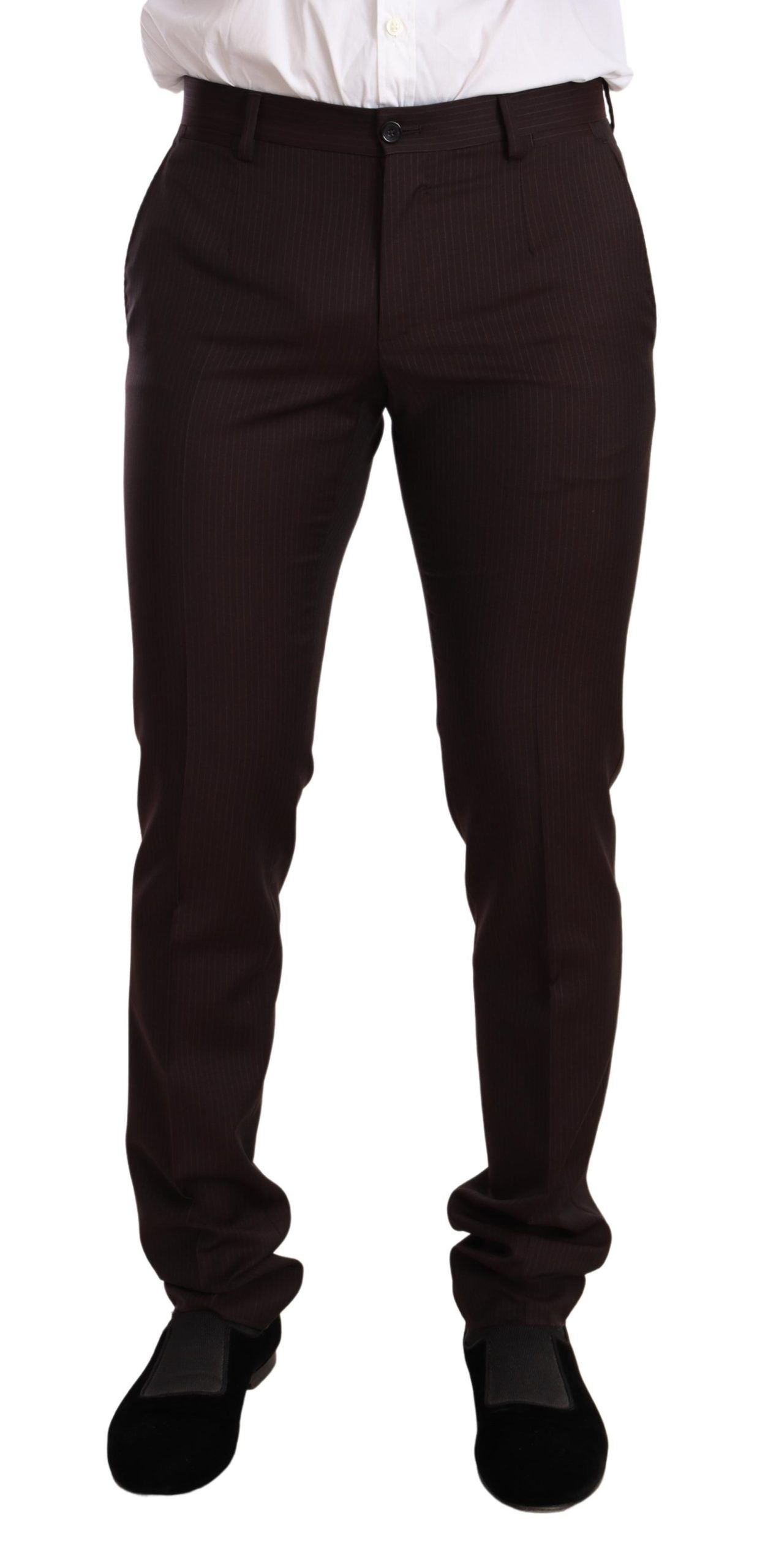 Dolce & Gabbana Bordeaux Wool MARTINI Slim Fit Suit | Regal Royce