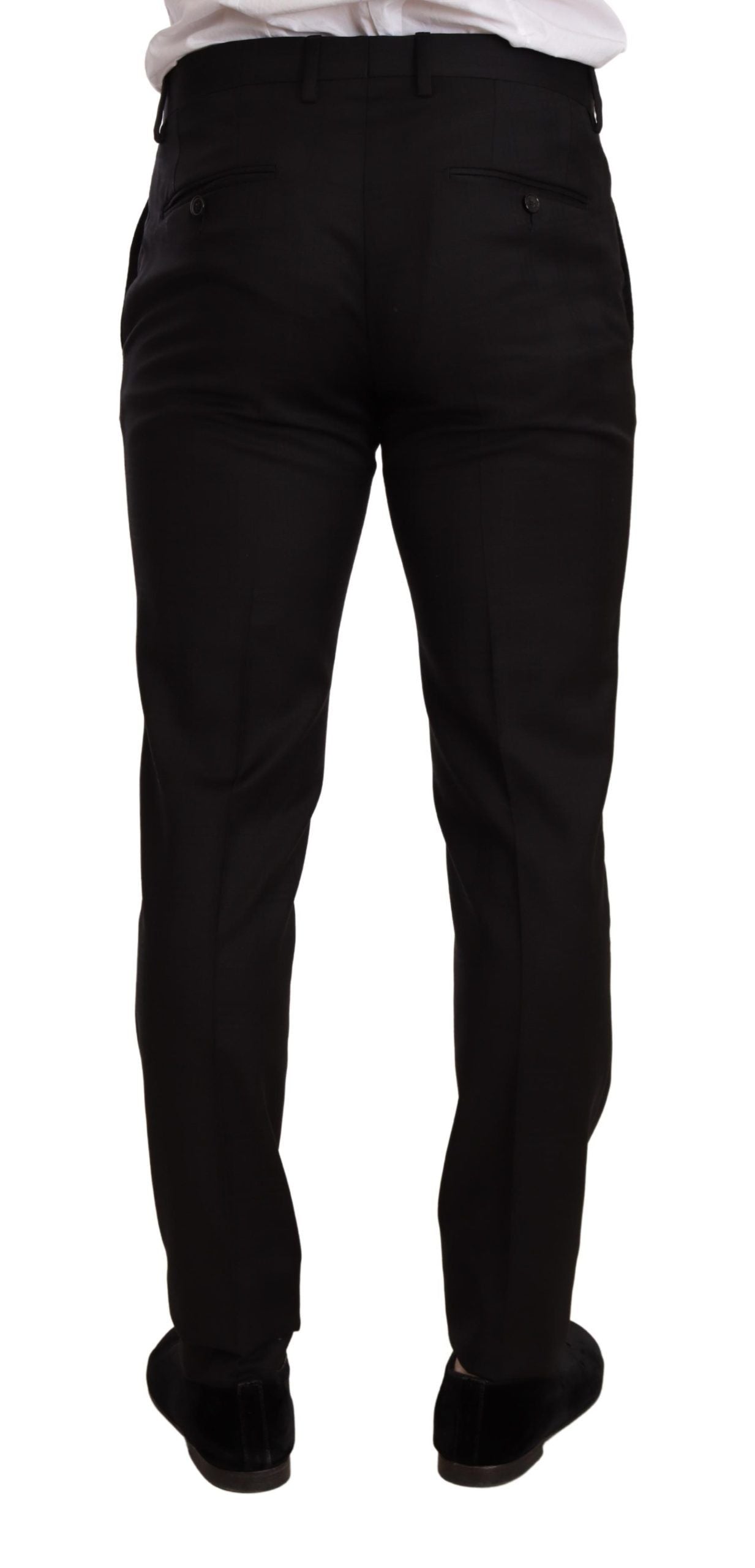 Dolce & Gabbana Black Check MARTINI SLIM FIT 2 Piece Suit | Regal Royce