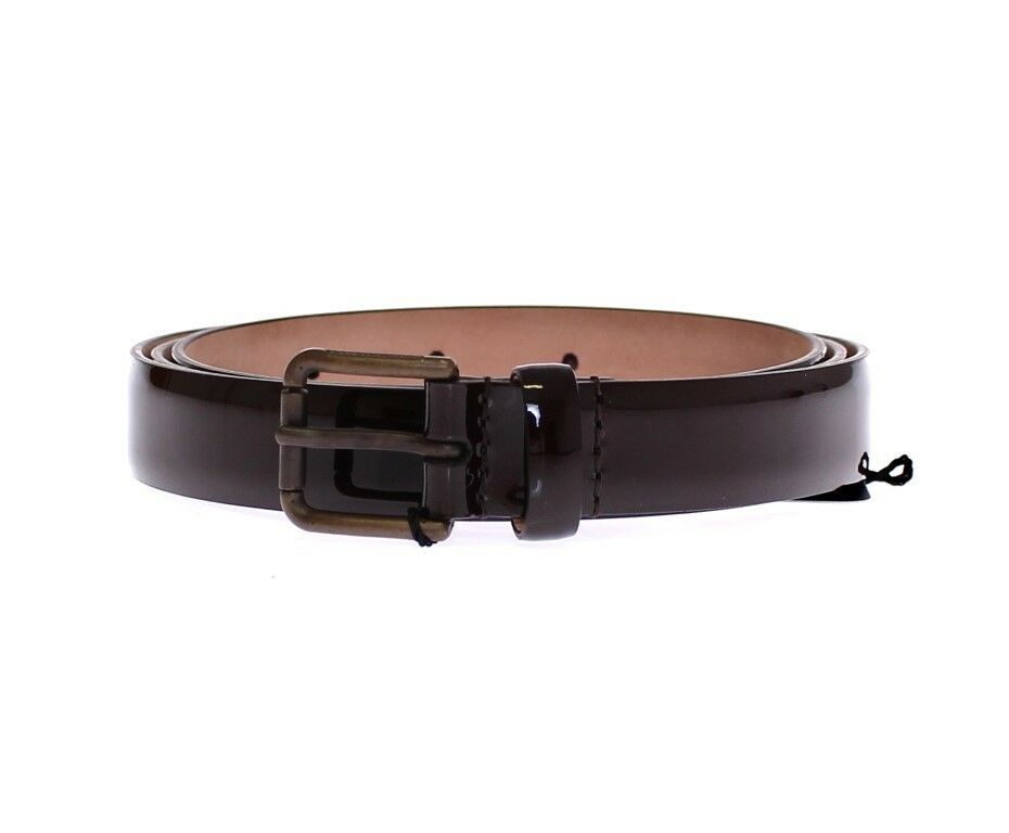 Dolce & Gabbana Brown Leather Logo Belt Cintura Belt | Regal Royce