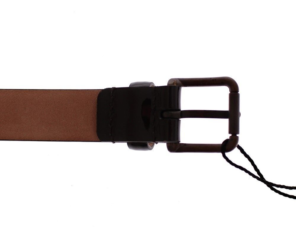 Dolce & Gabbana Brown Leather Logo Belt Cintura Belt | Regal Royce