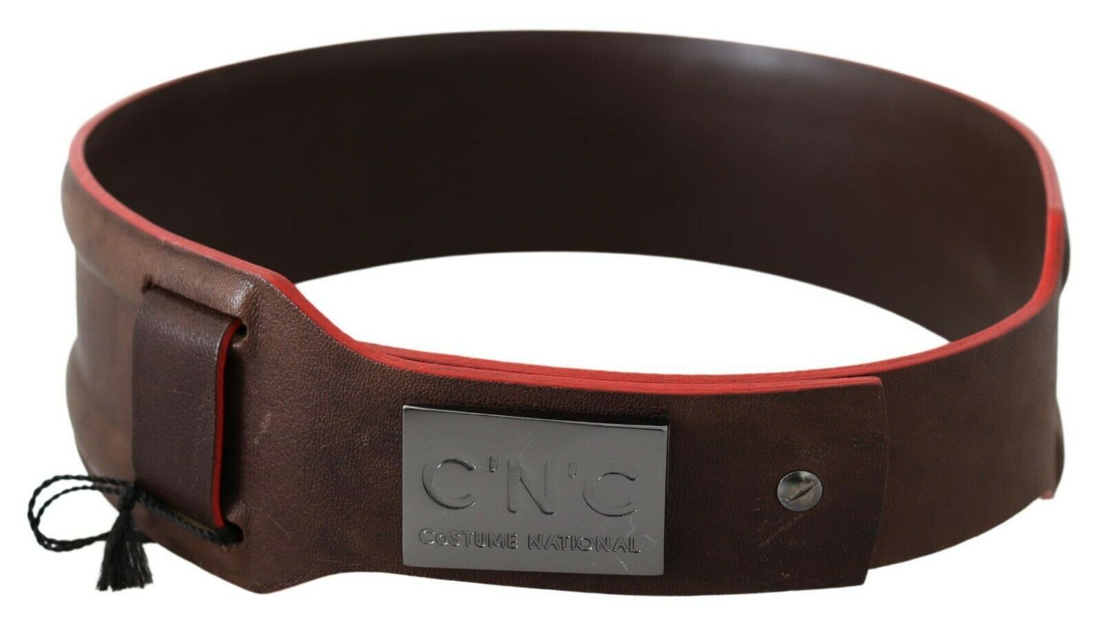 Costume National Dark Brown Genuine Leather Belt | Regal Royce