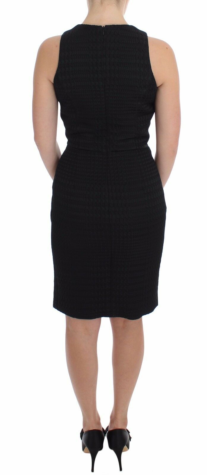 DAIZY SHELY Black Sheath Party Evening Knee Length Dress | Regal Royce