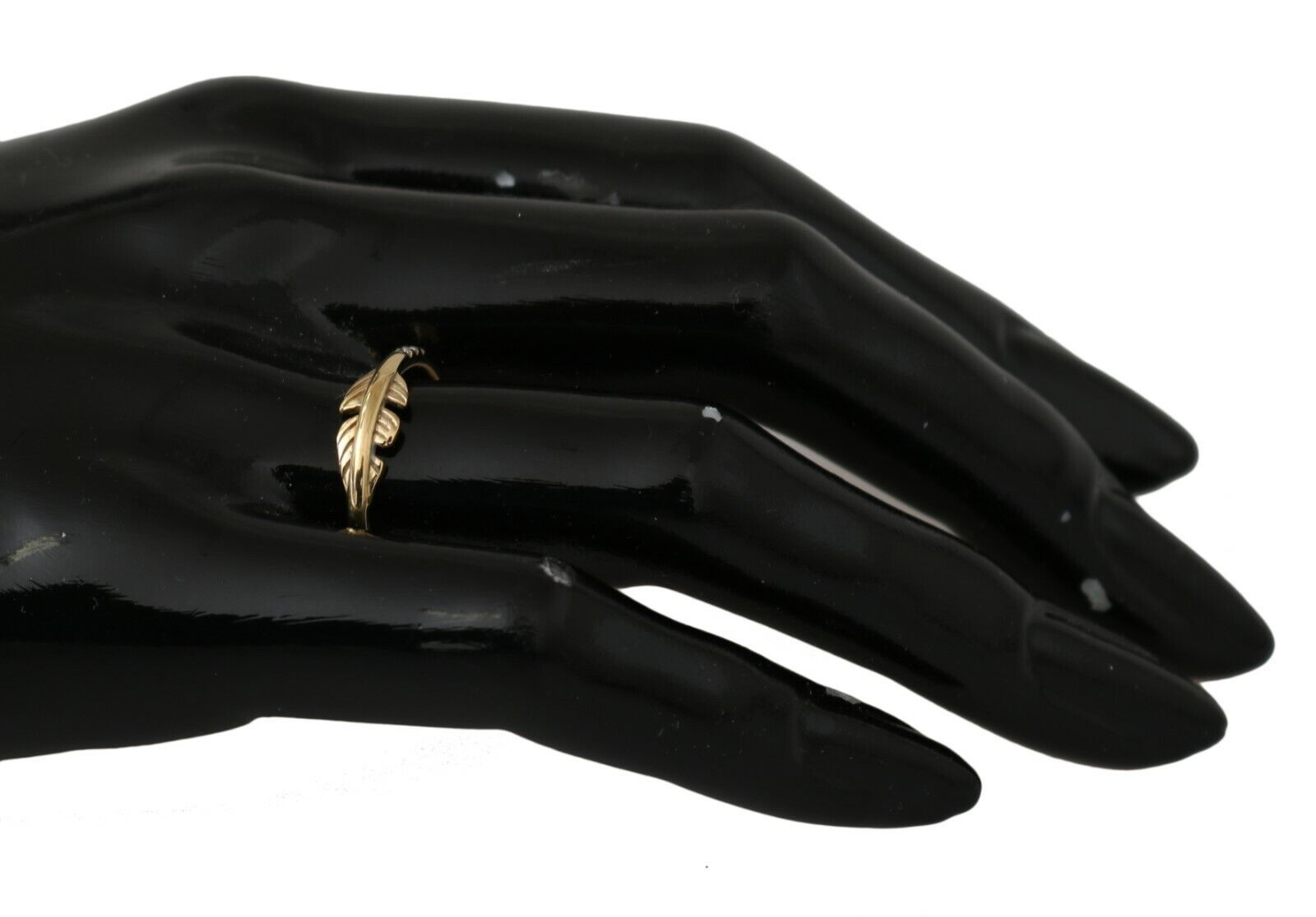 Nialaya Gold Feather Clear CZ 925 Silver Women | Regal Royce