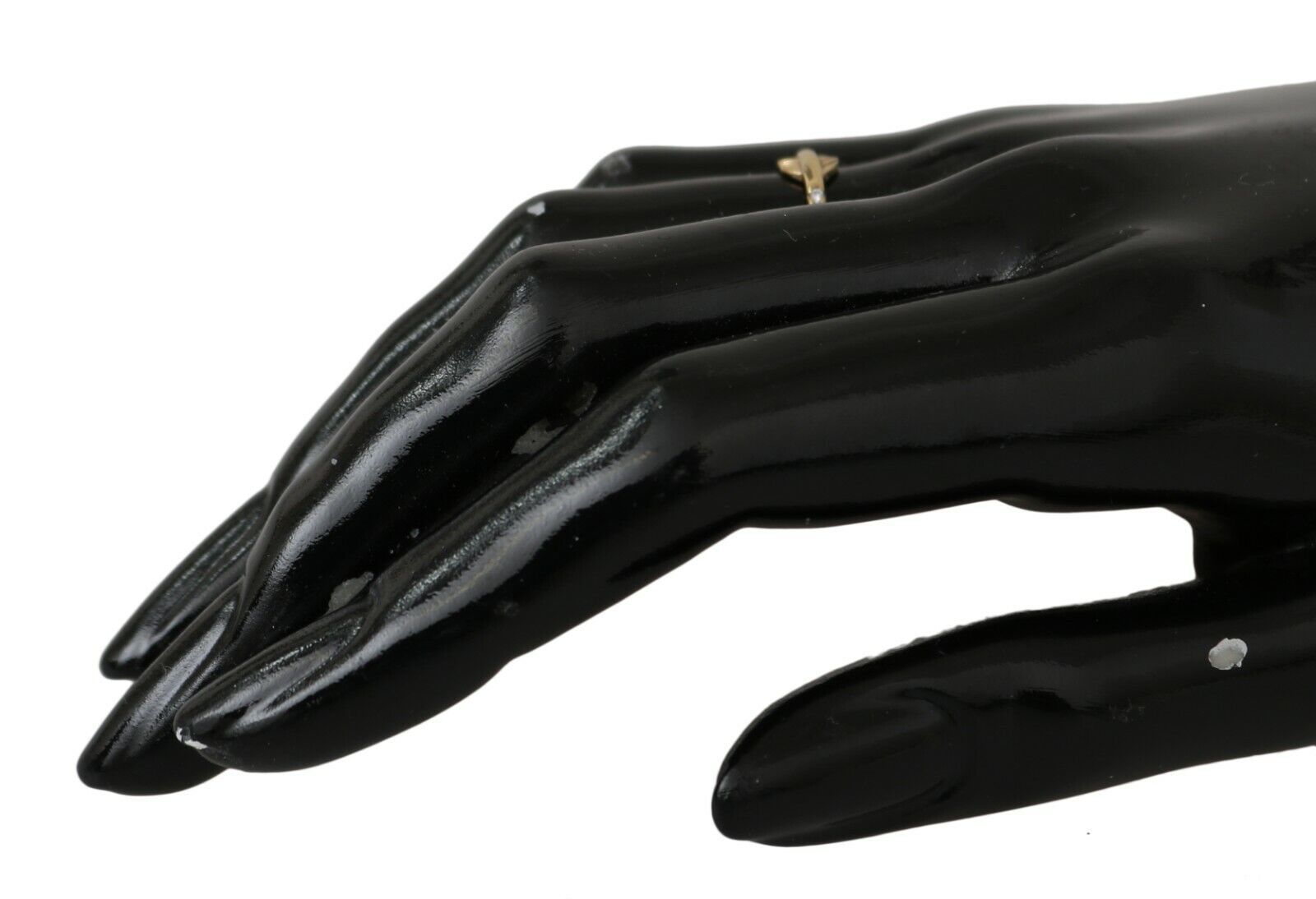 Nialaya Gold Feather Clear CZ 925 Silver Women | Regal Royce