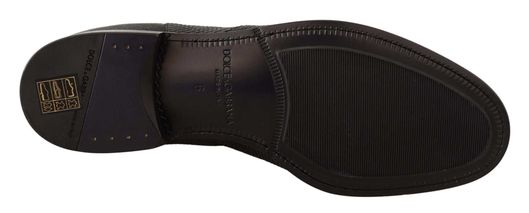 Dolce & Gabbana Black Leather Lizard Skin Ankle Boots | Regal Royce