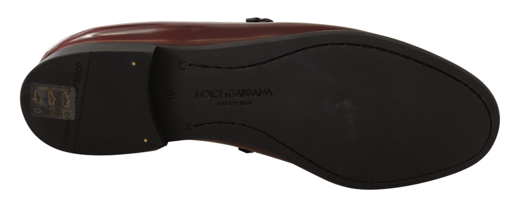Dolce & Gabbana Bordeaux Patent Leather Dress Loafers Shoes | Regal Royce