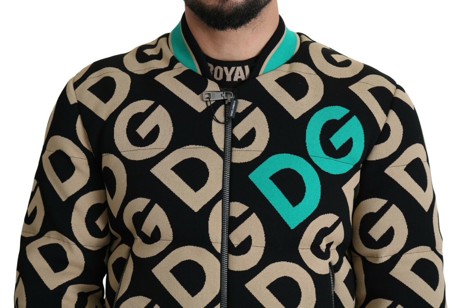 Dolce & Gabbana Multicolor DGMILLENNIALS Logo Print Jacket | Regal Royce