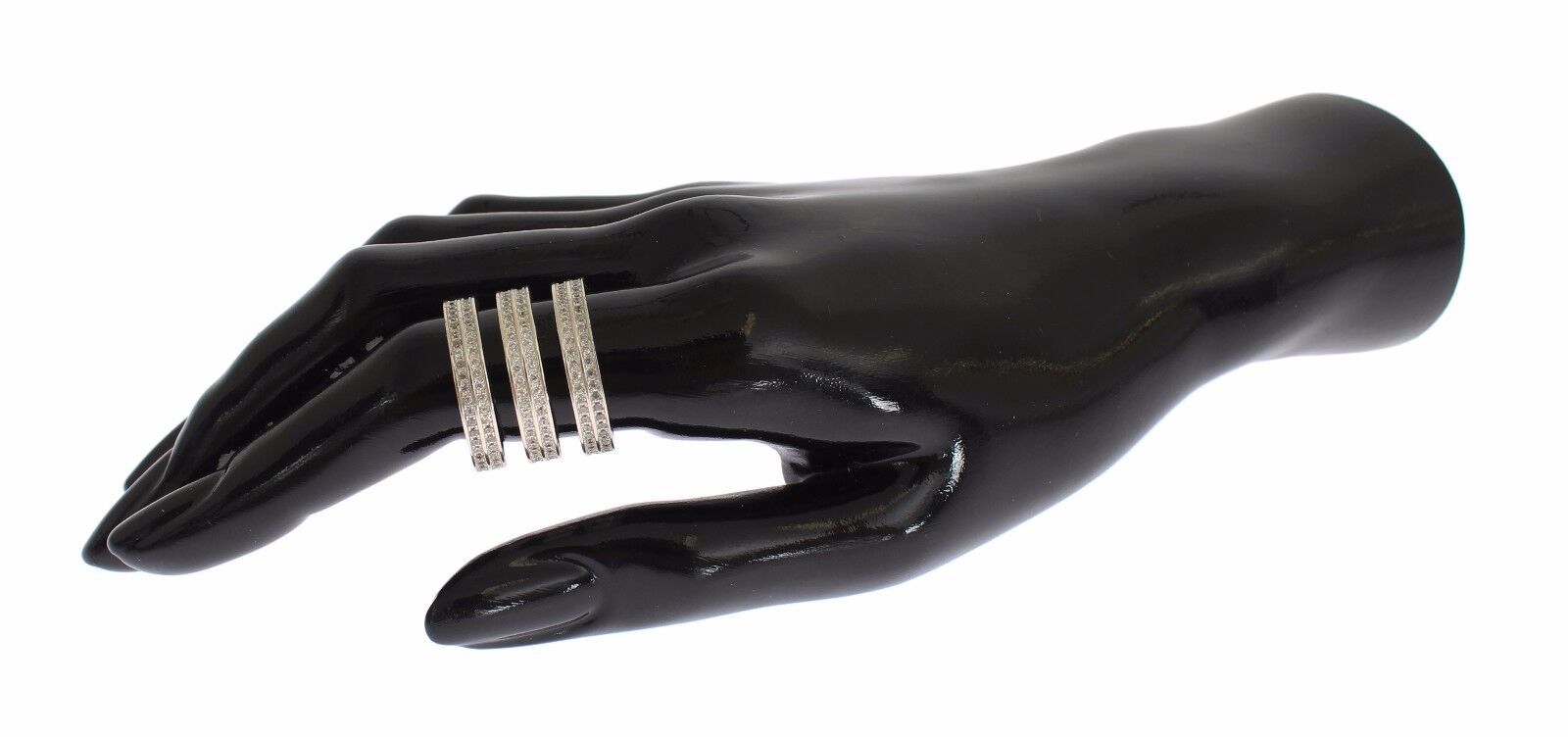 Nialaya Authentic Womens Clear CZ 925 Sterling Silver Ring | Regal Royce