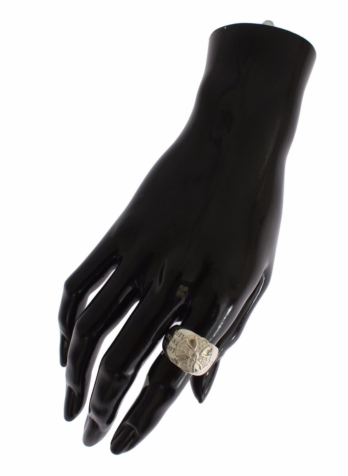 Nialaya Silver Cross Womens 925 Sterling Ring | Regal Royce