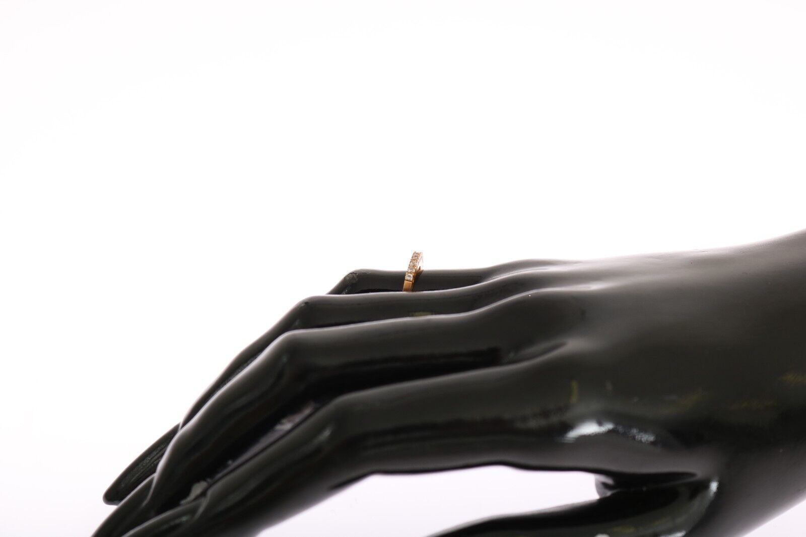 Nialaya Gold Authentic Womens Clear CZ Gold 925 Silver Ring | Regal Royce