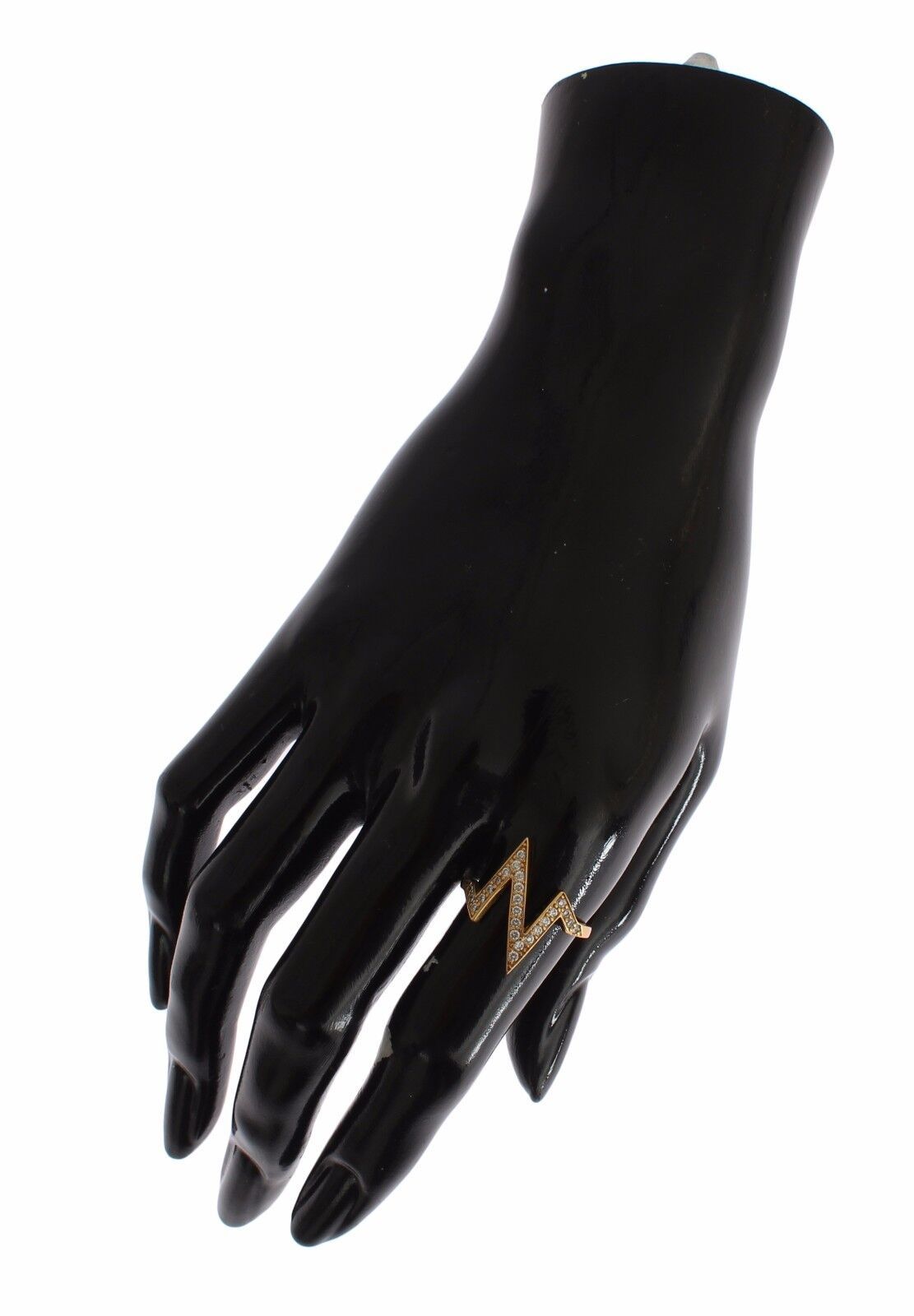 Nialaya Gold 925 Silver Womens Clear CZ 18K Ring | Regal Royce