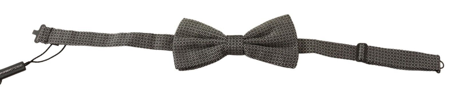 Dolce & Gabbana Multicolor Patterned Adjustable Neck Papillon Bow Tie | Regal Royce