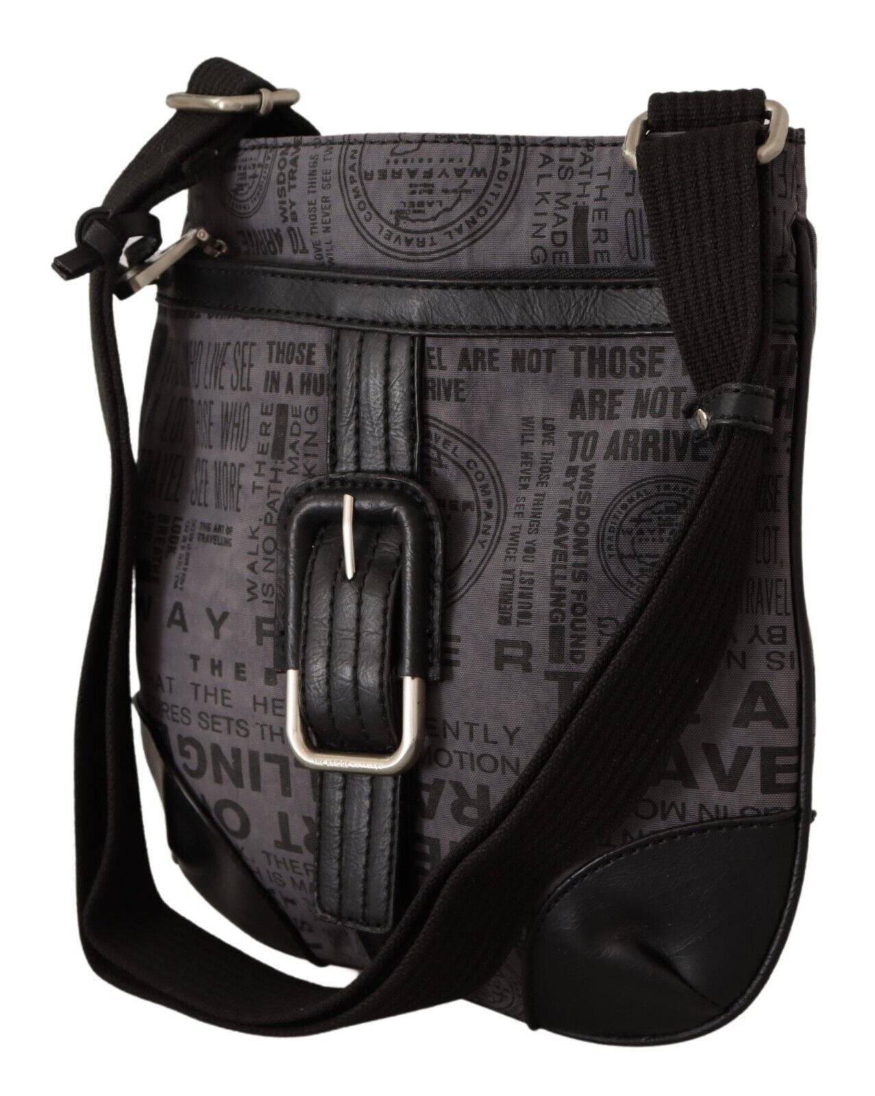 WAYFARER Gray Printed Logo Shoulder Crossbody Purse Bag | Regal Royce