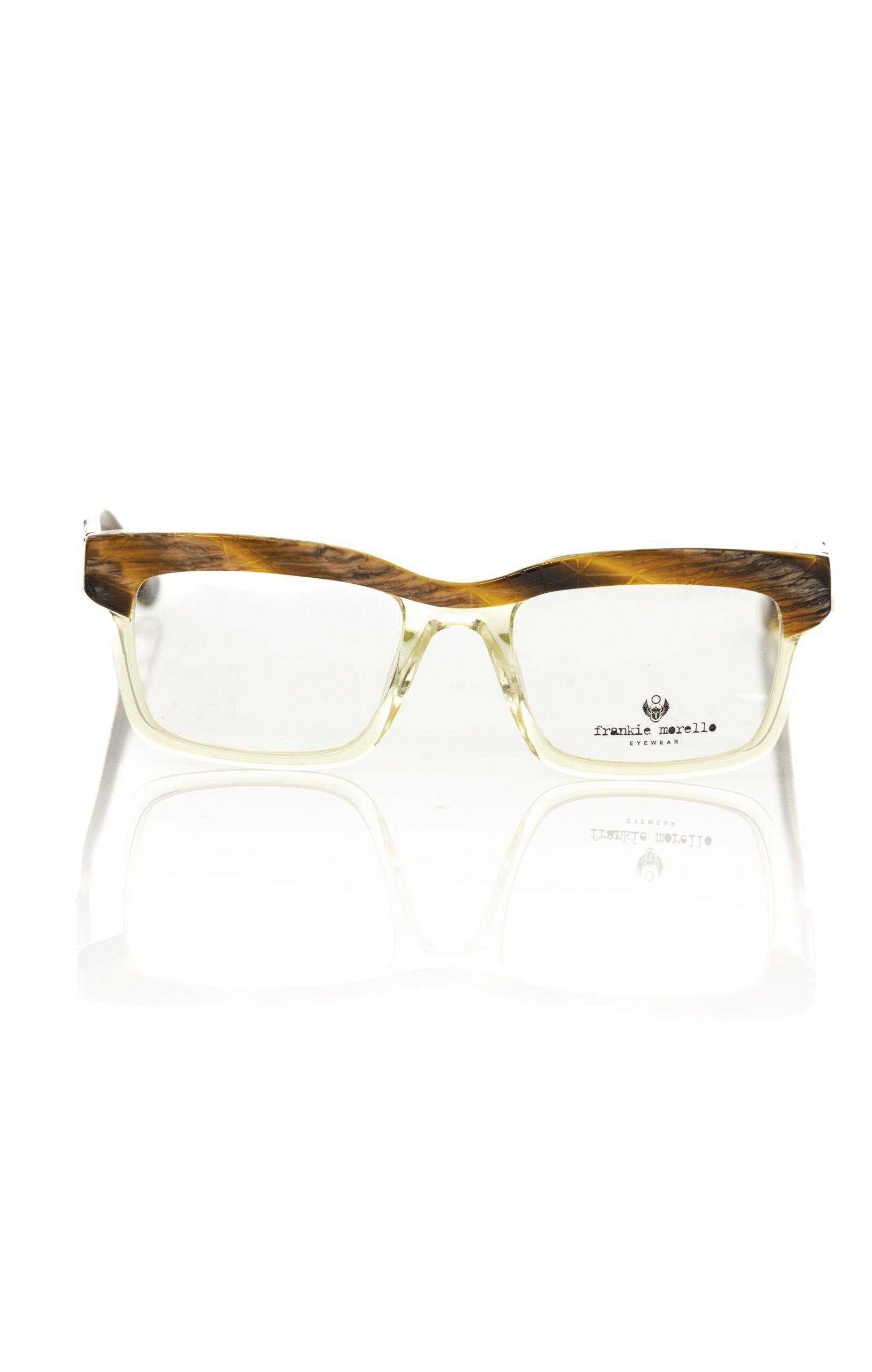 Frankie Morello Brown Acetate Men Frame