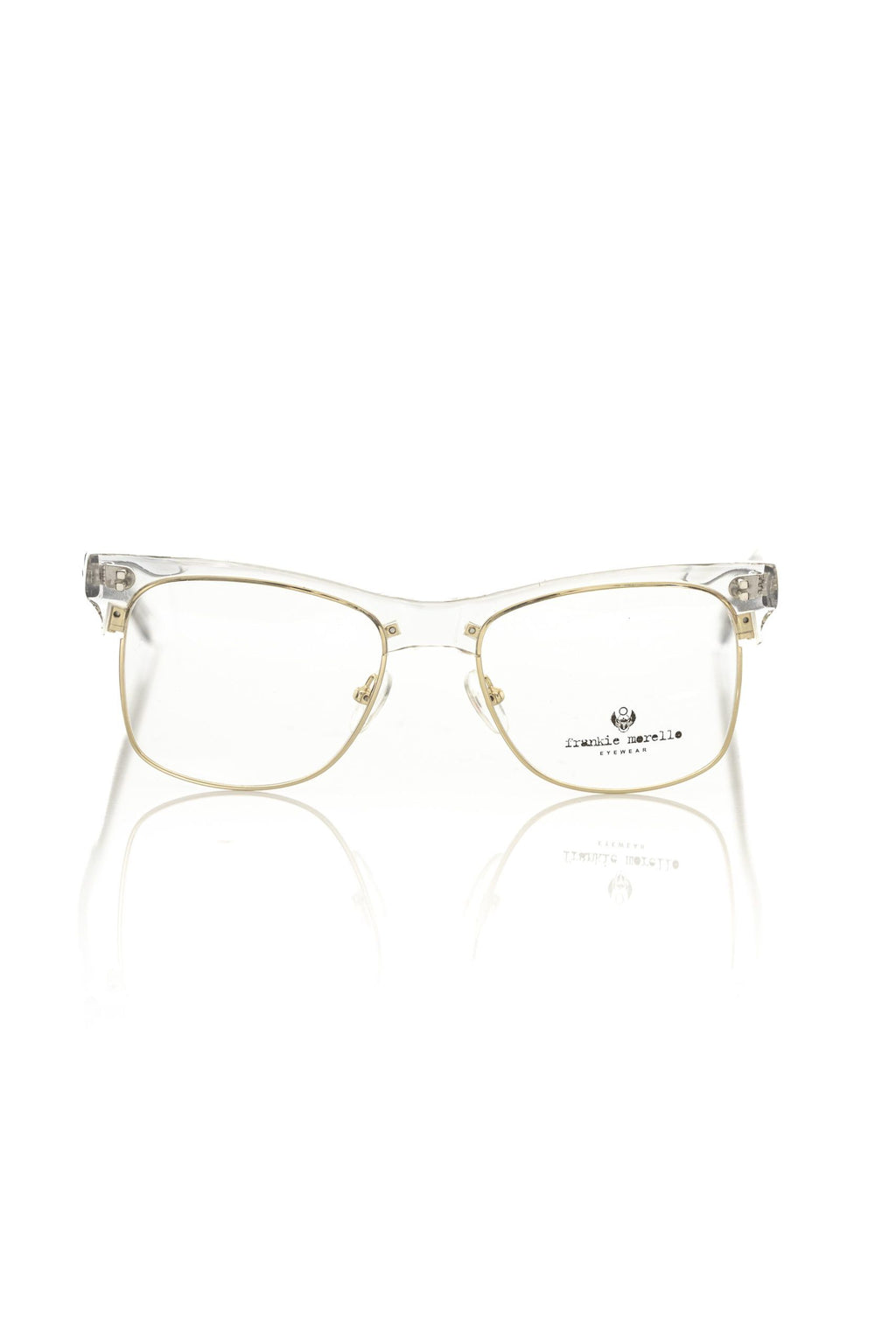 Frankie Morello Gold Metallic Fiber Men Frame