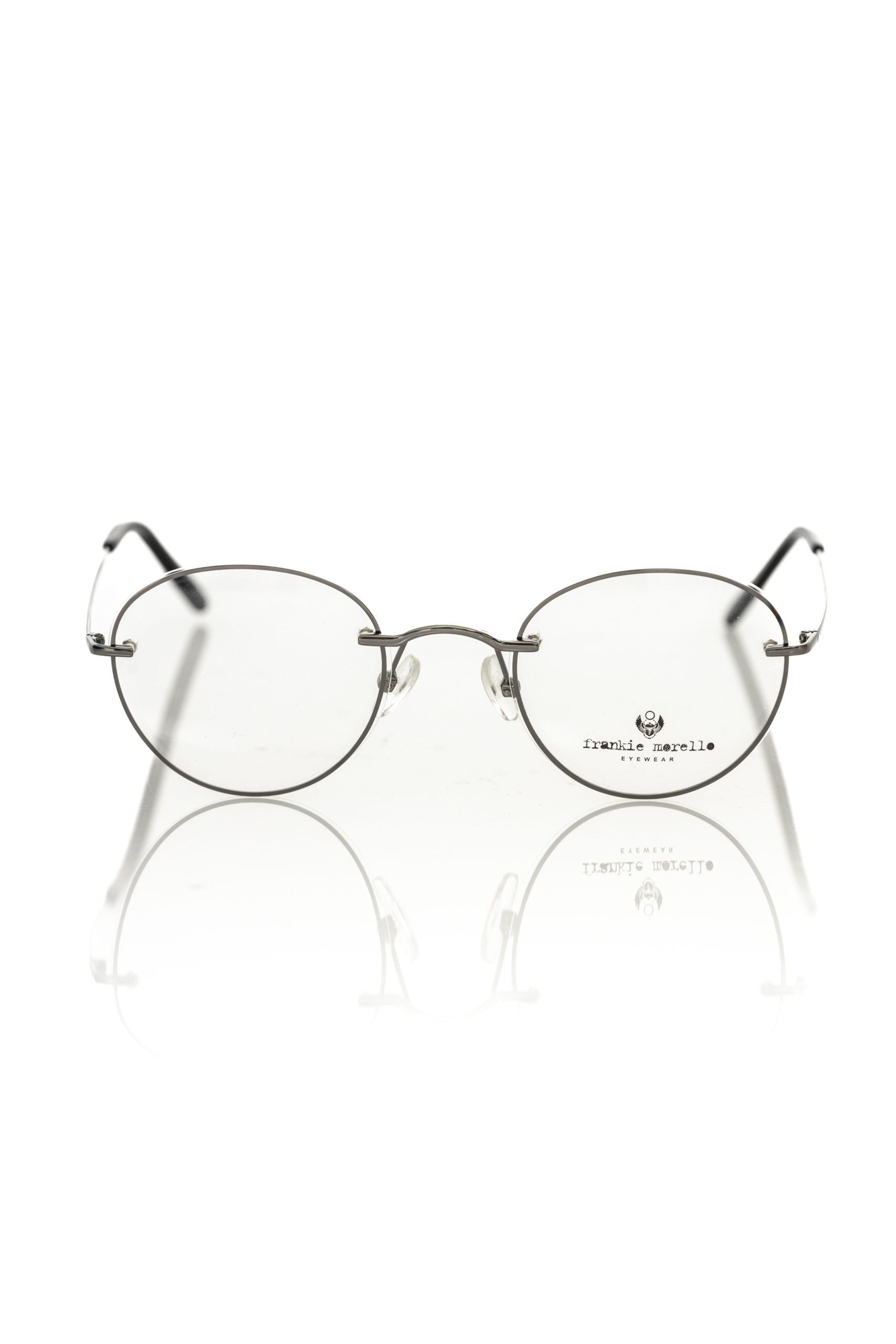 Frankie Morello Gray Metallic Men's Eyeglass Frame | Regal Royce