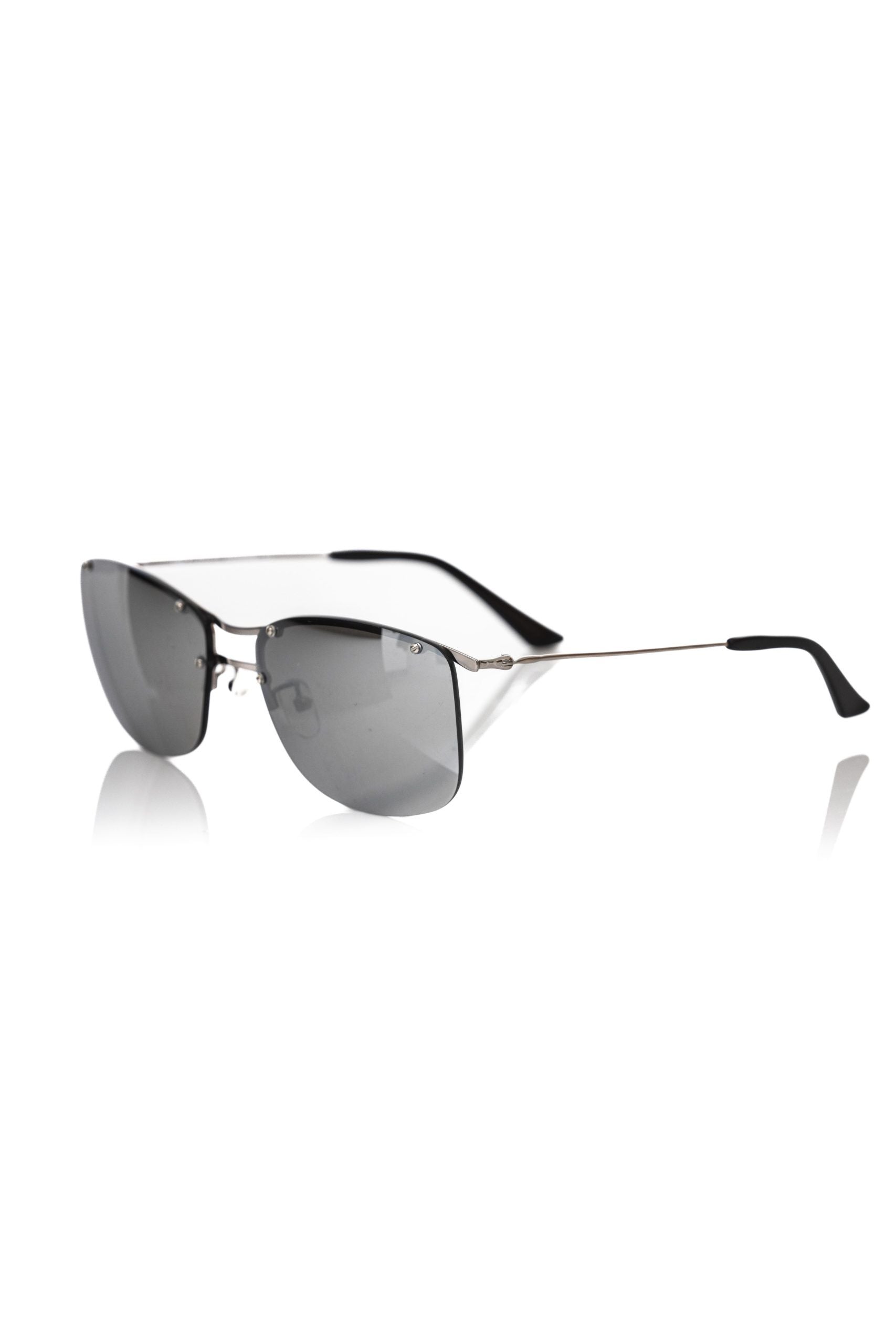 Frankie Morello Silver Metallic Fibre Men Sunglass | Regal Royce