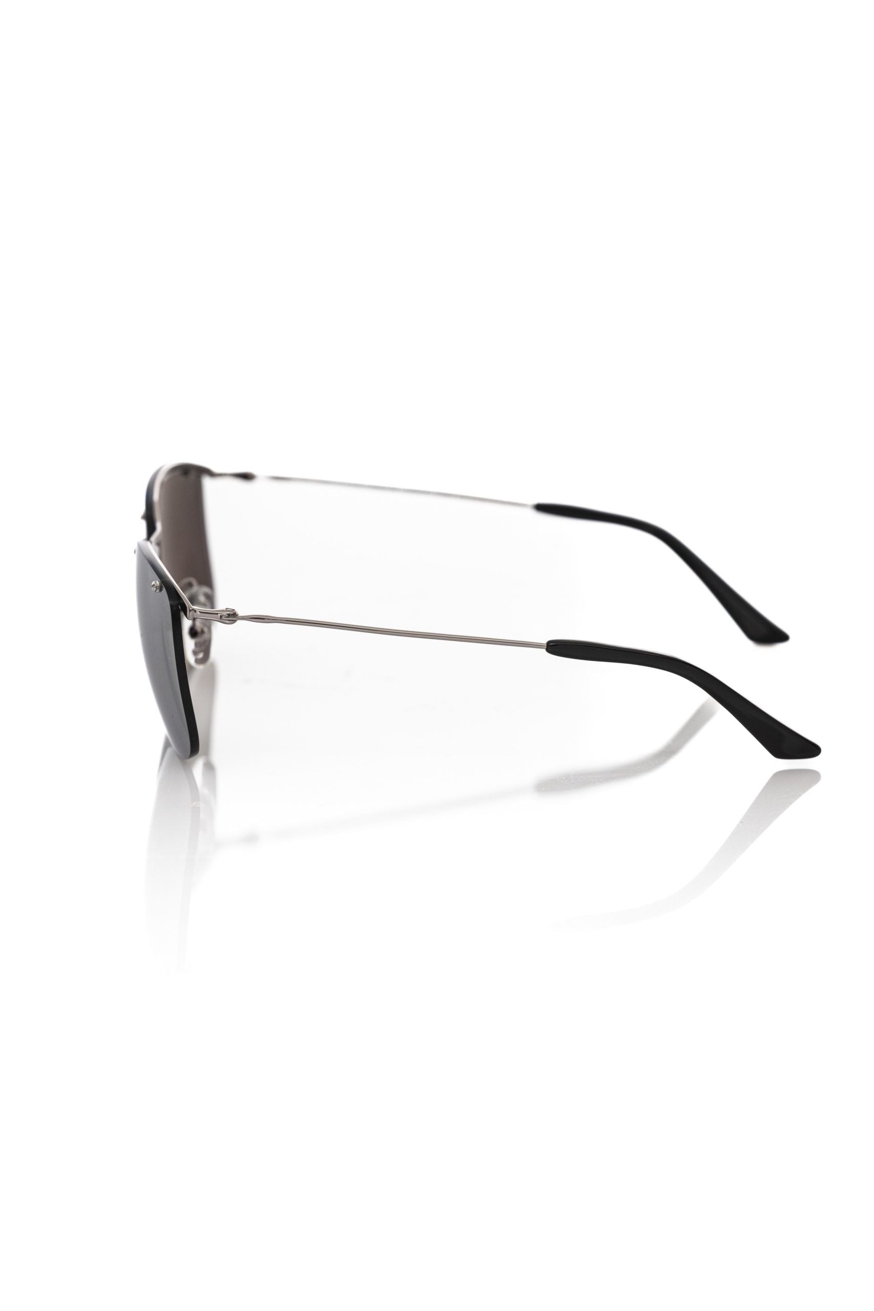 Frankie Morello Silver Metallic Fibre Men Sunglass | Regal Royce