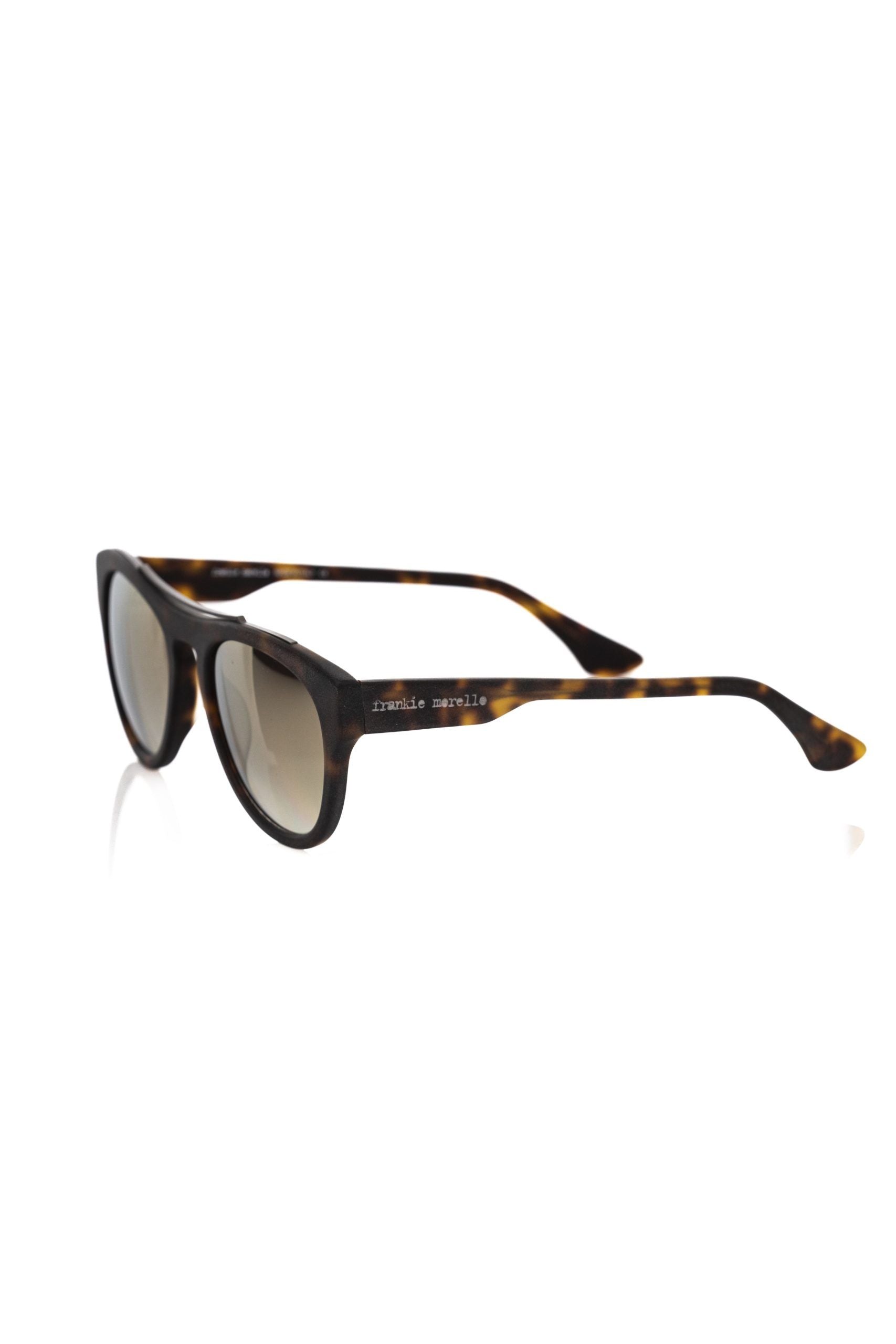 Frankie Morello Brown Acetate Mens Sunglasses | Regal Royce