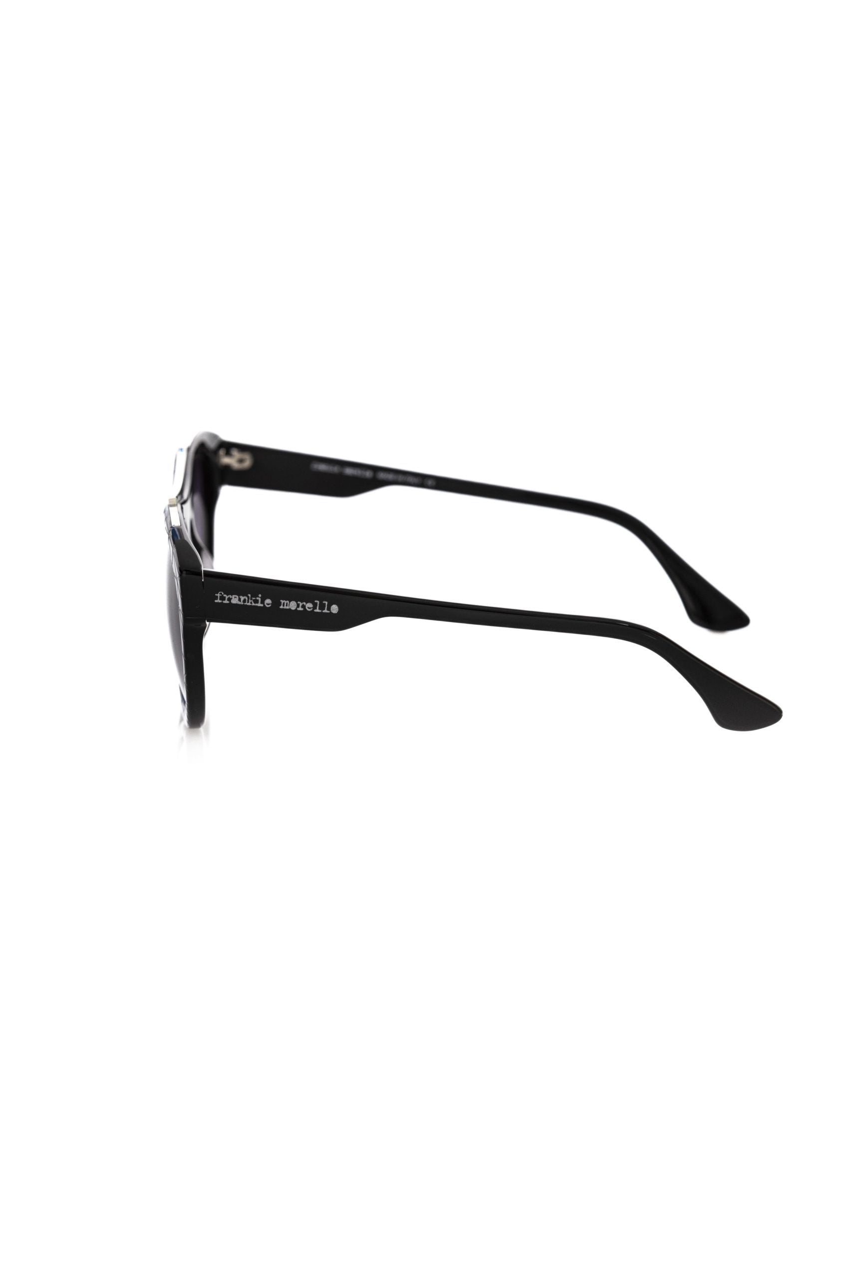 Frankie Morello Black Acetate Men Sunglasses | Regal Royce