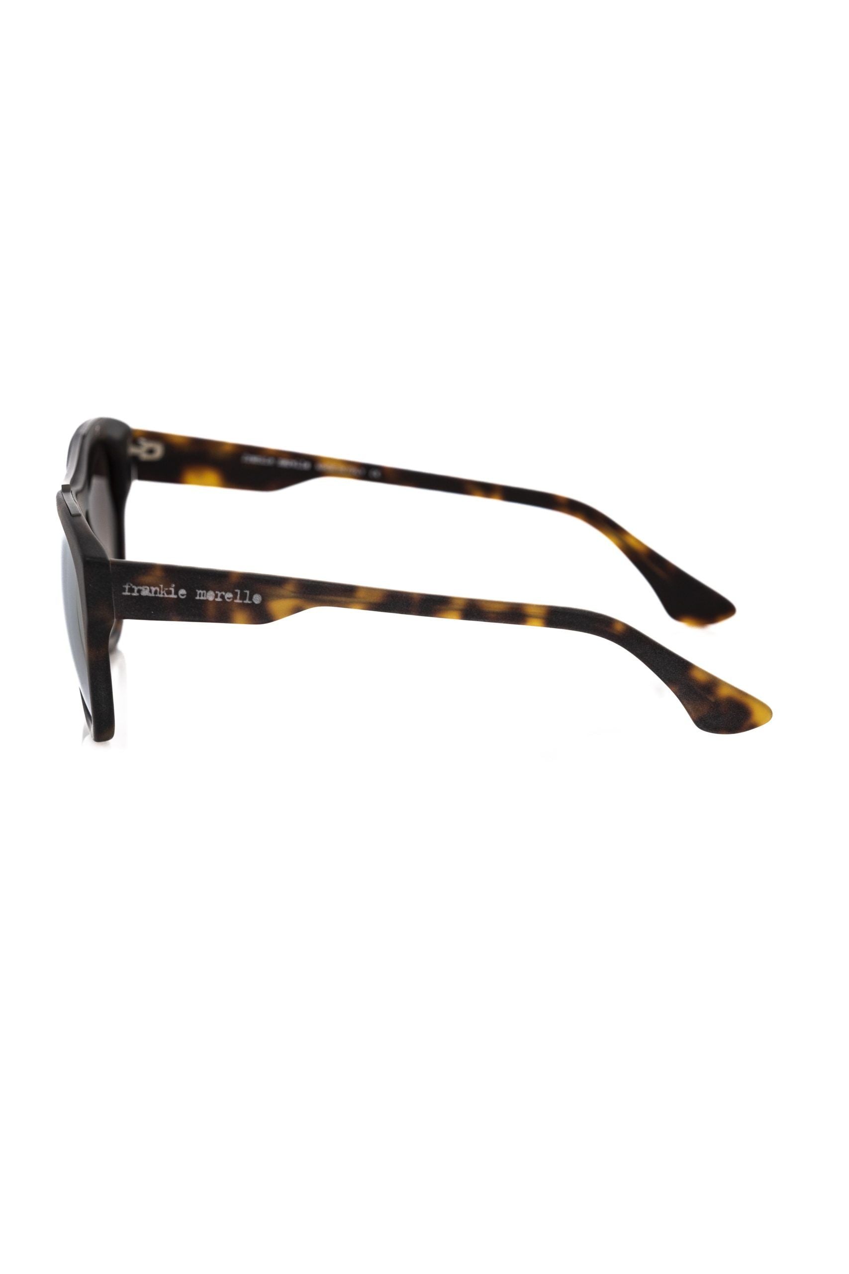 Frankie Morello Brown Acetate Mens Sunglasses | Regal Royce