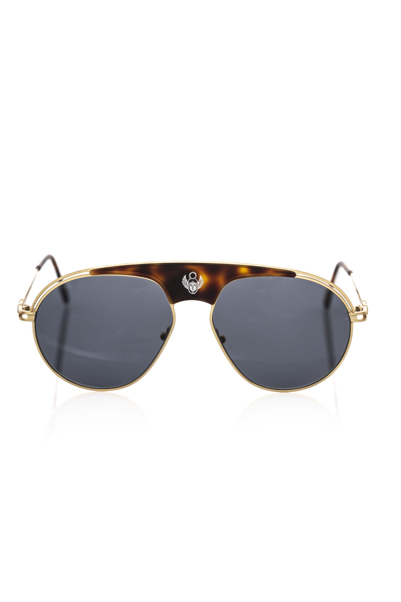 Frankie Morello Brown Metallic Fibre Men Sunglass | Regal Royce
