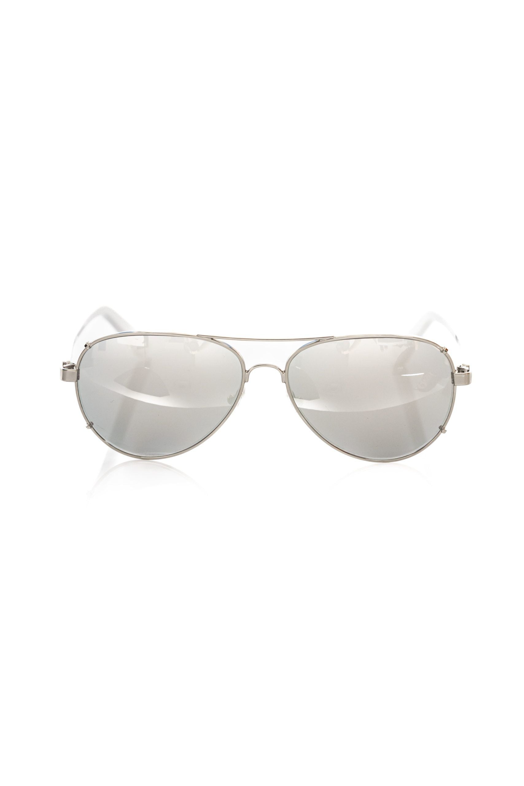Frankie Morello Silver Metallic Fiber Men's Sunglass | Regal Royce