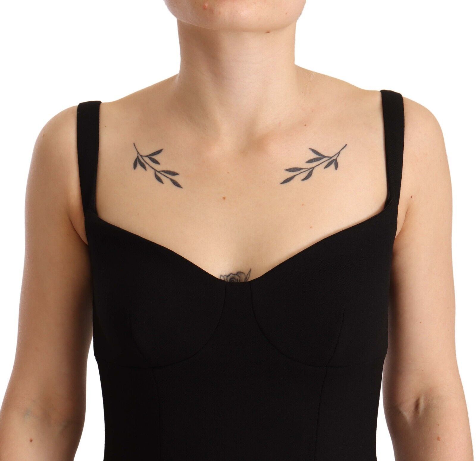 Dolce & Gabbana Black Fit Flare Wool Stretch Sheath Dress | Regal Royce