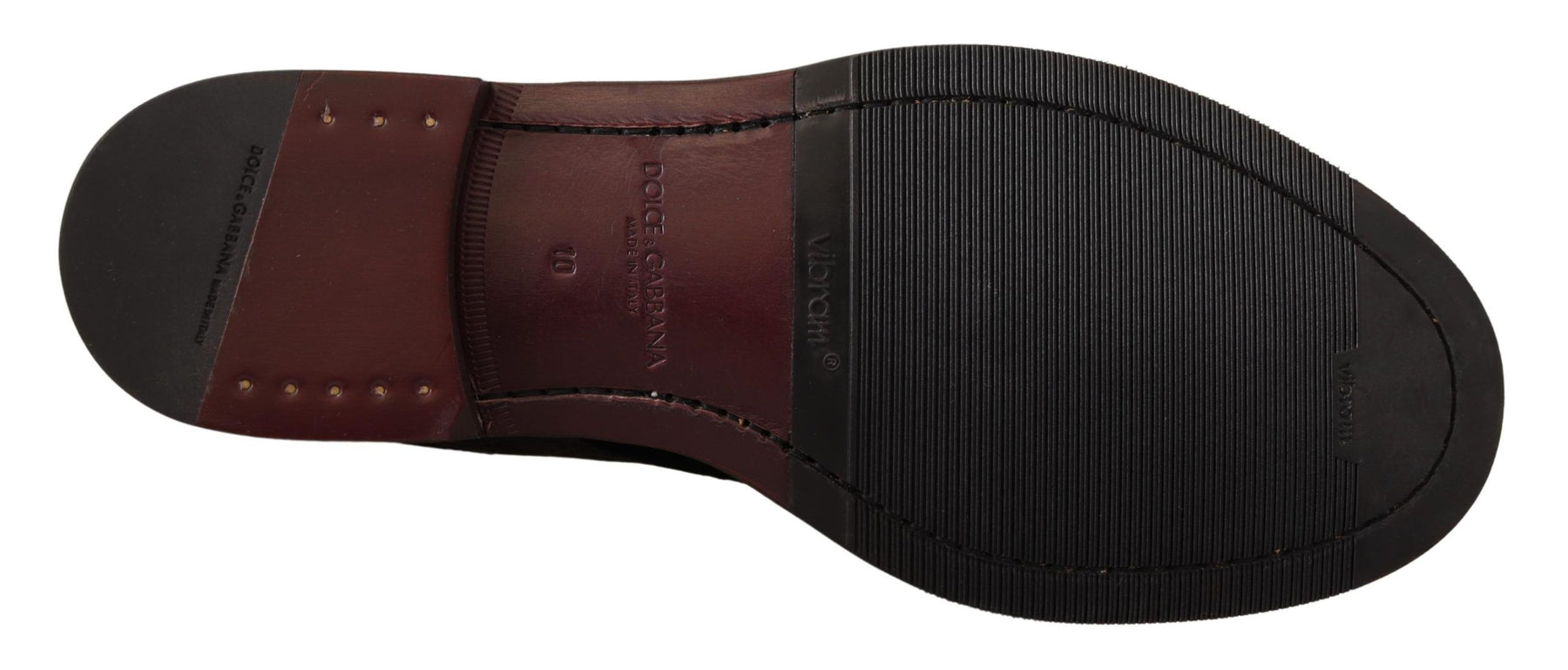 Dolce & Gabbana Black Velvet Exotic Leather Shoes | Regal Royce