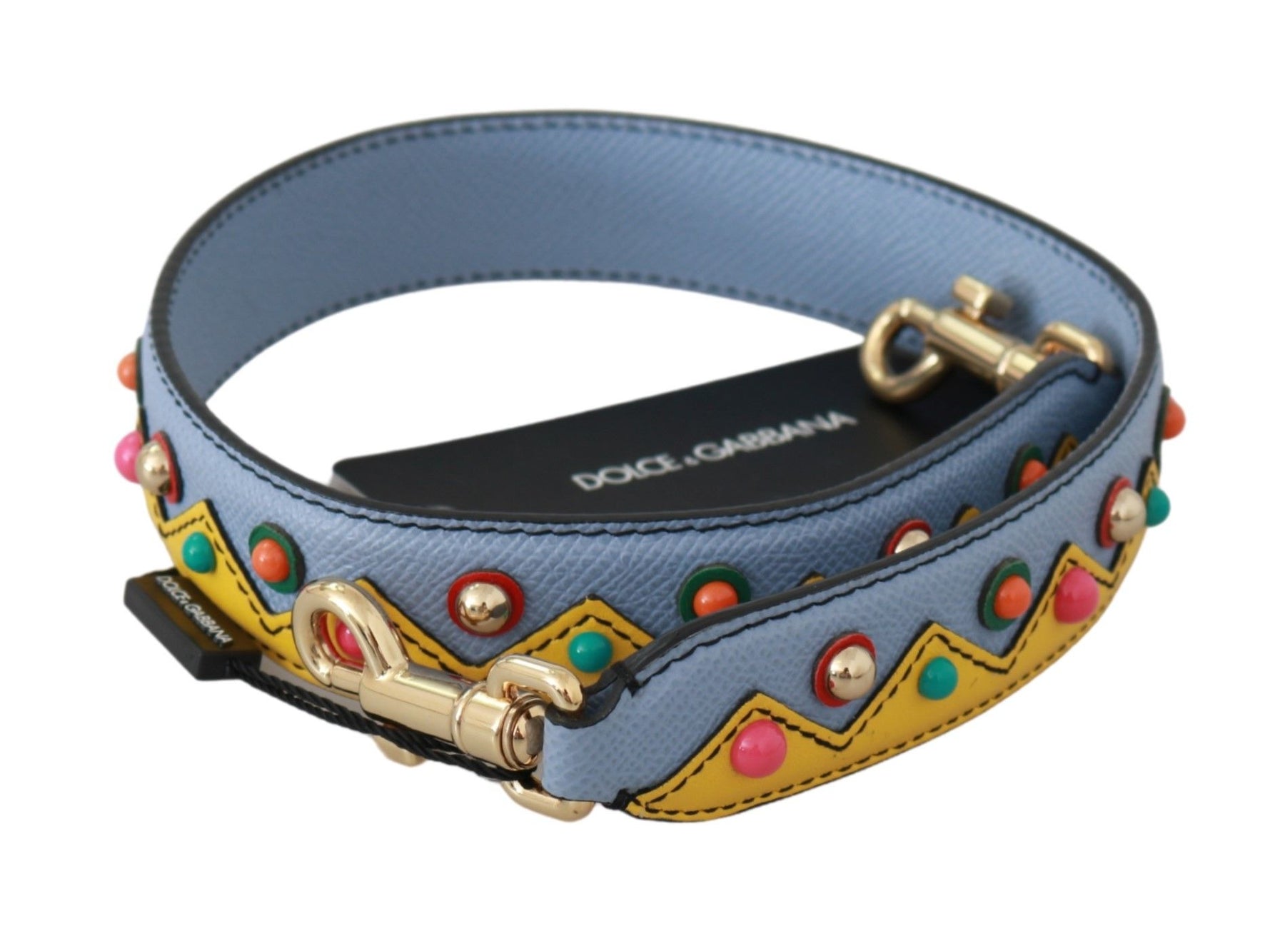 Dolce & Gabbana Blue Handbag Accessory Shoulder Strap Leather | Regal Royce