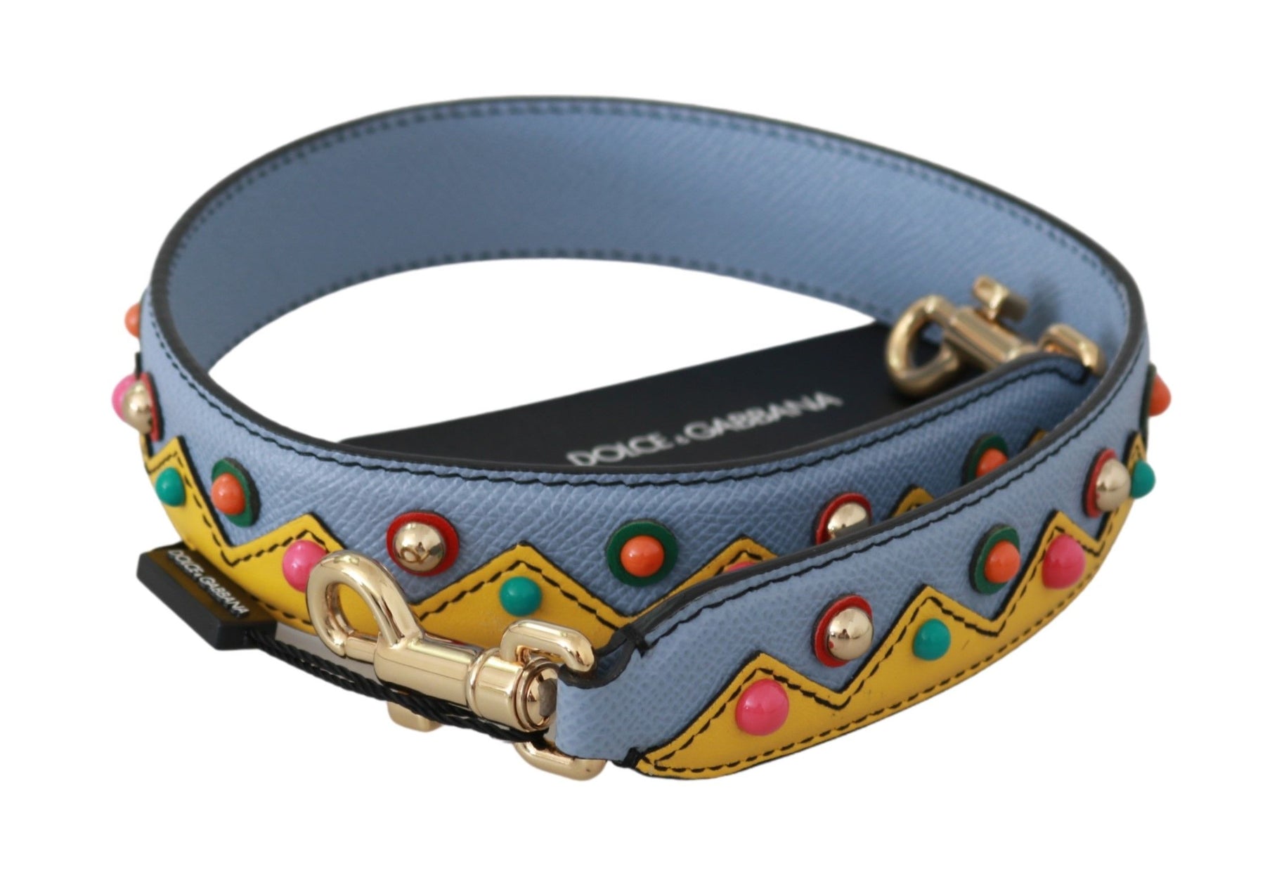 Dolce & Gabbana Blue Handbag Accessory Shoulder Strap Leather | Regal Royce
