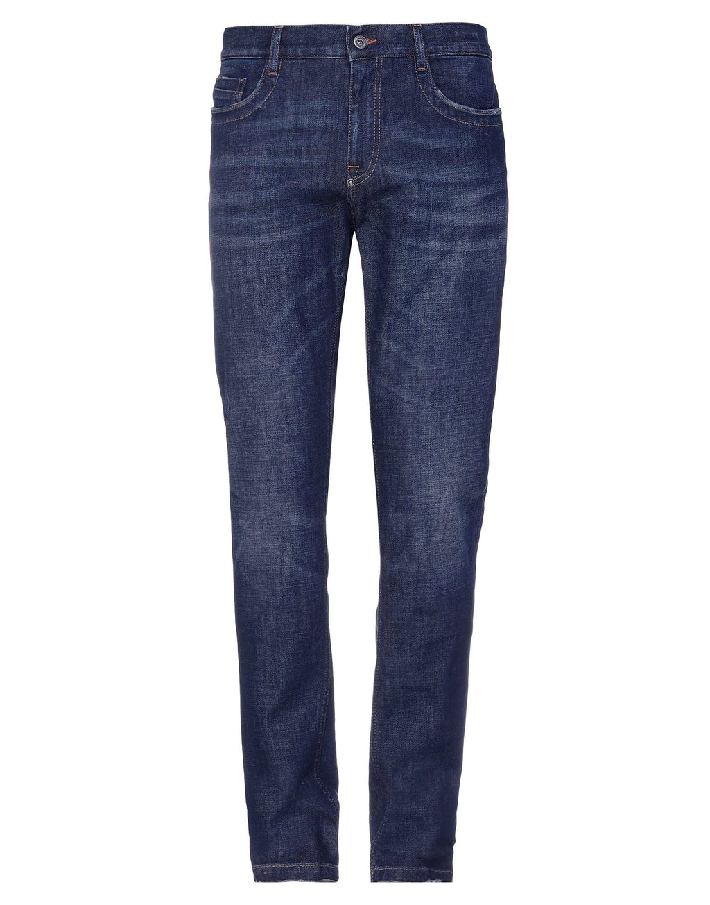 Bikkembergs Dark Blue Cotton Men Jeans