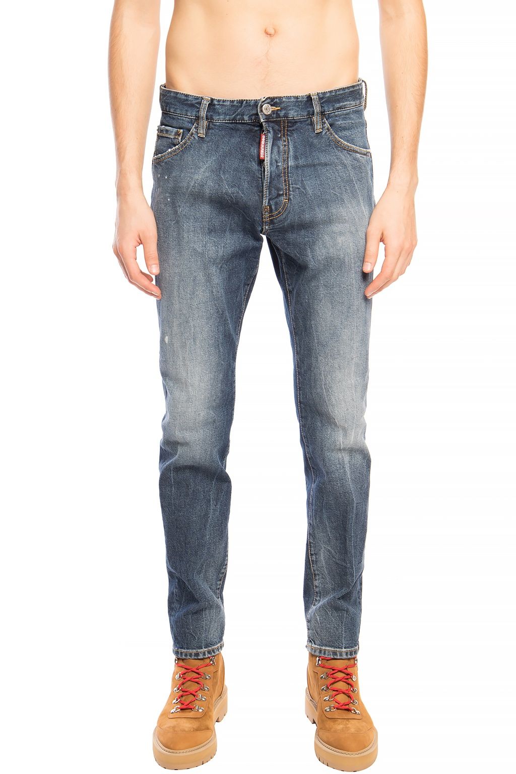 Dsquared² Blue Cotton Men Jeans