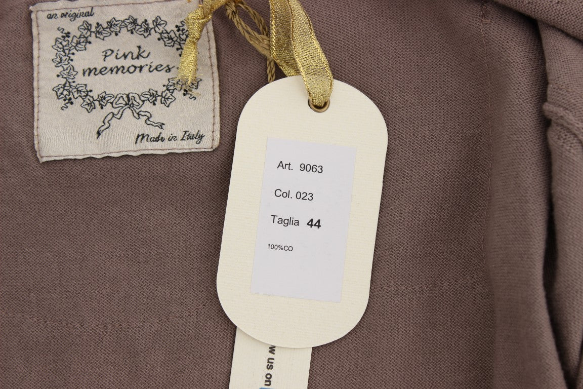 PINK MEMORIES Purple Lace Cotton Cardigan Sweater | Regal Royce