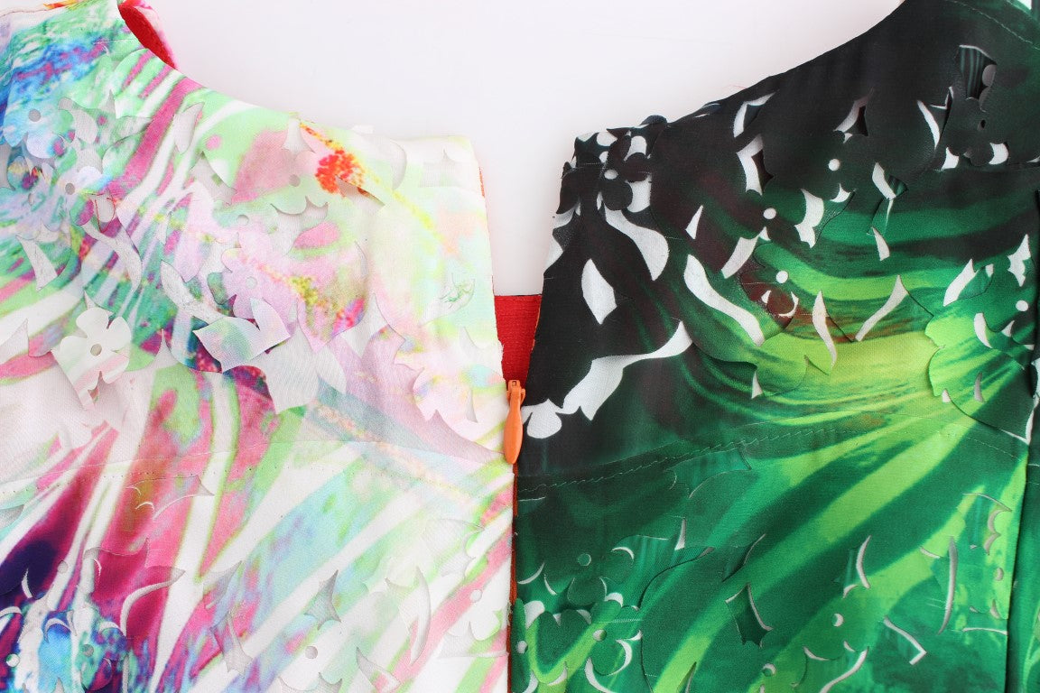 Lanre Da Silva Ajayi Multicolor Organza Sheath Dress | Regal Royce