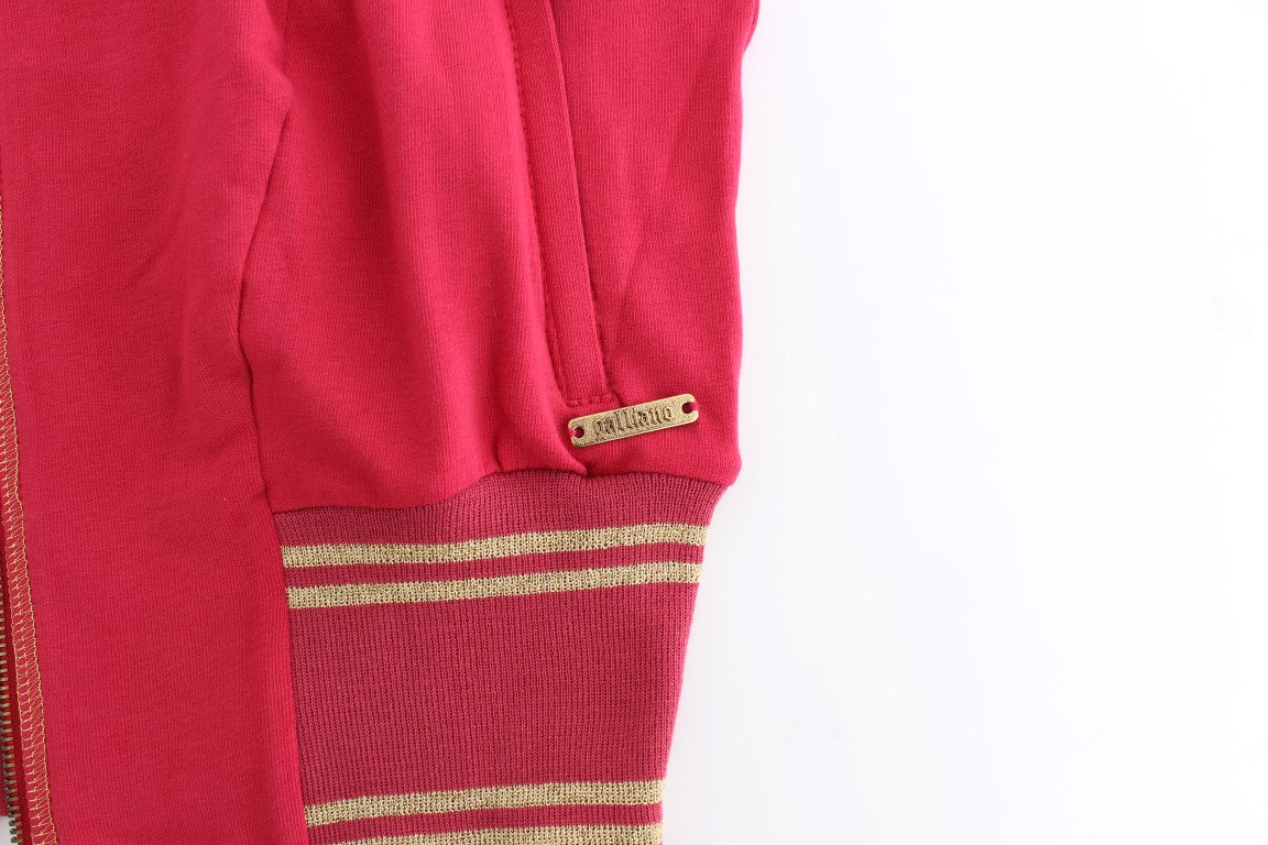 John Galliano Pink Mock Zip Cardigan Sweatshirt Sweater | Regal Royce