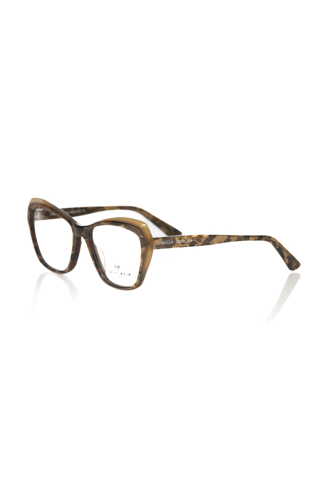 Frankie Morello Beige Acetate Glasses Frame