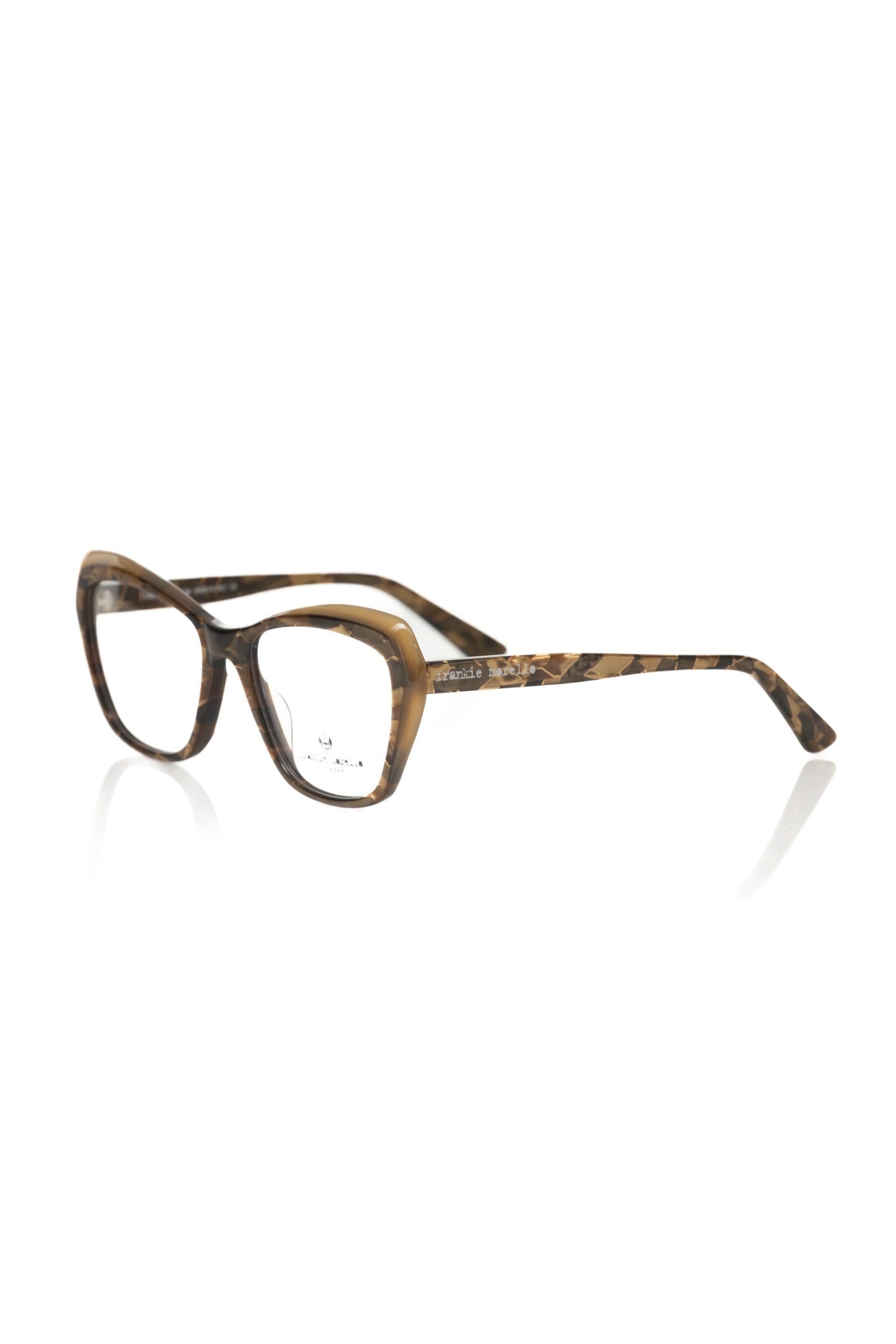 Frankie Morello Beige Acetate Glasses Frame